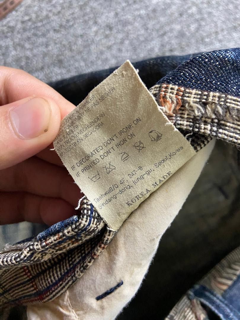 Japanese Brand DIGREEN Distressed Ripped Denim Jeans (192) Size US 33 - 4 Thumbnail