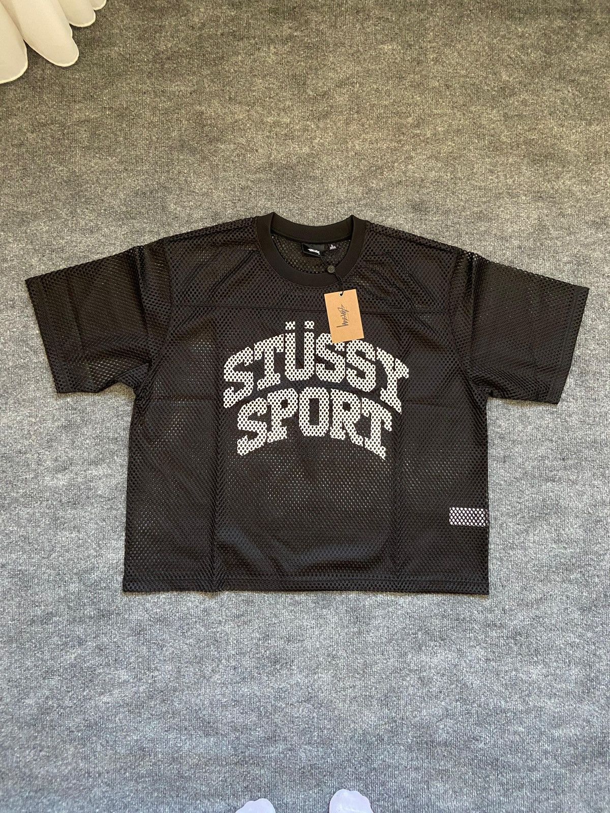 Stussy sport jersey ブラック Stussy: Sport Mesh Football Jersey - Black – arts - rec