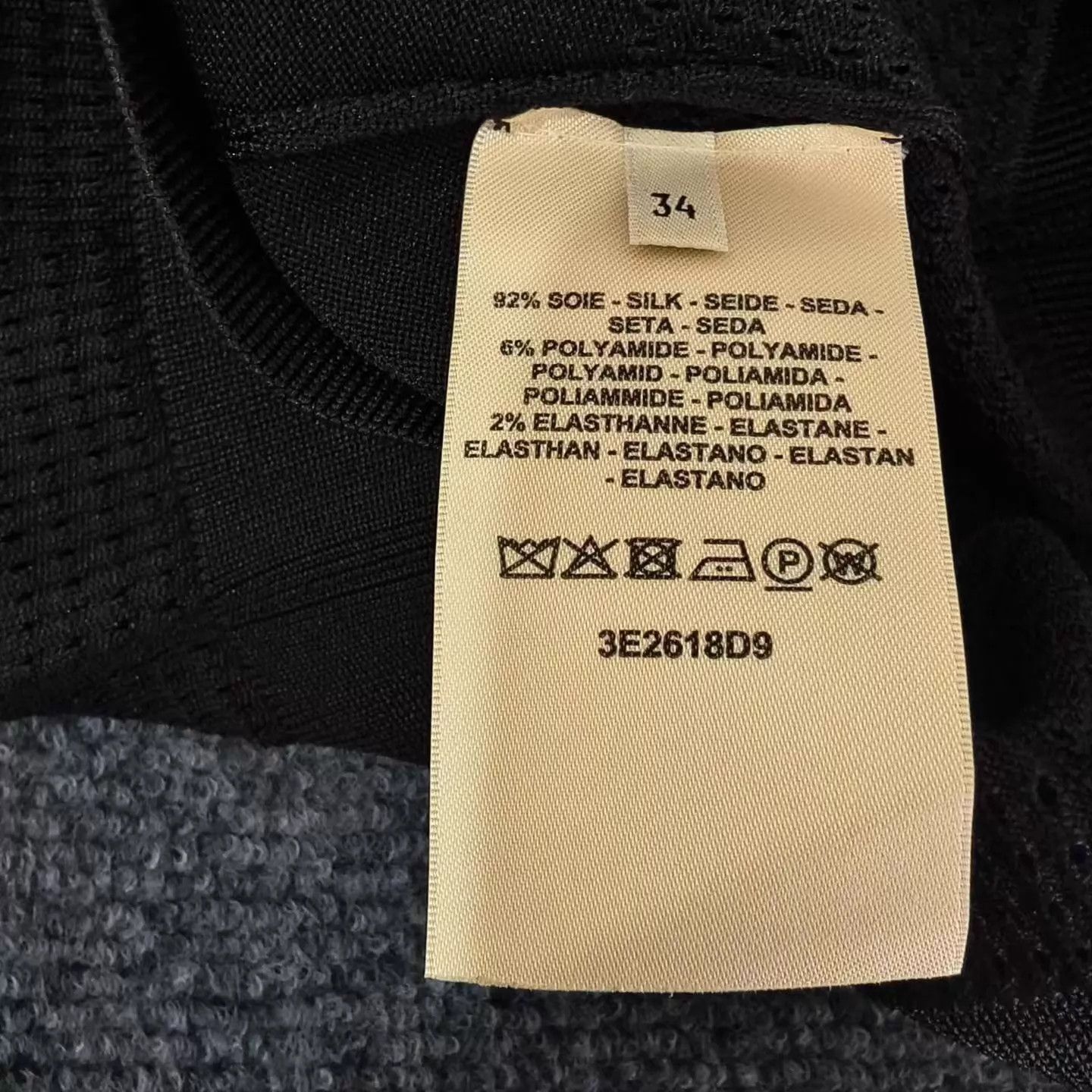 Hermes Hermes Black Silk Openwork Knit Top 34 Size XS / US 0-2 / IT 36-38 - 4 Thumbnail
