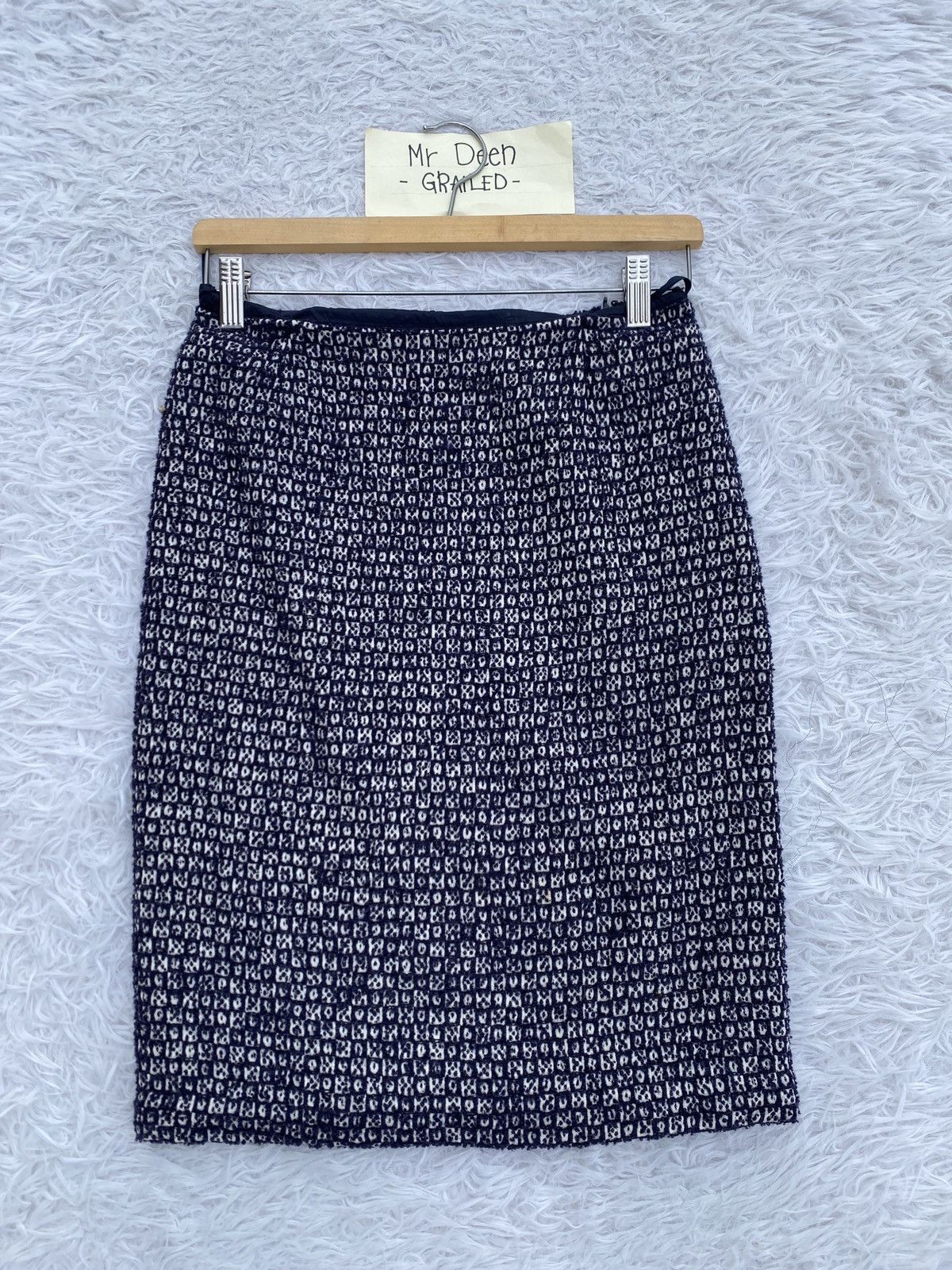 Jil Sander Rare Vintage JIL SANDER Knitted Skirt Size 27" / US 4 / IT 40 - 1 Thumbnail