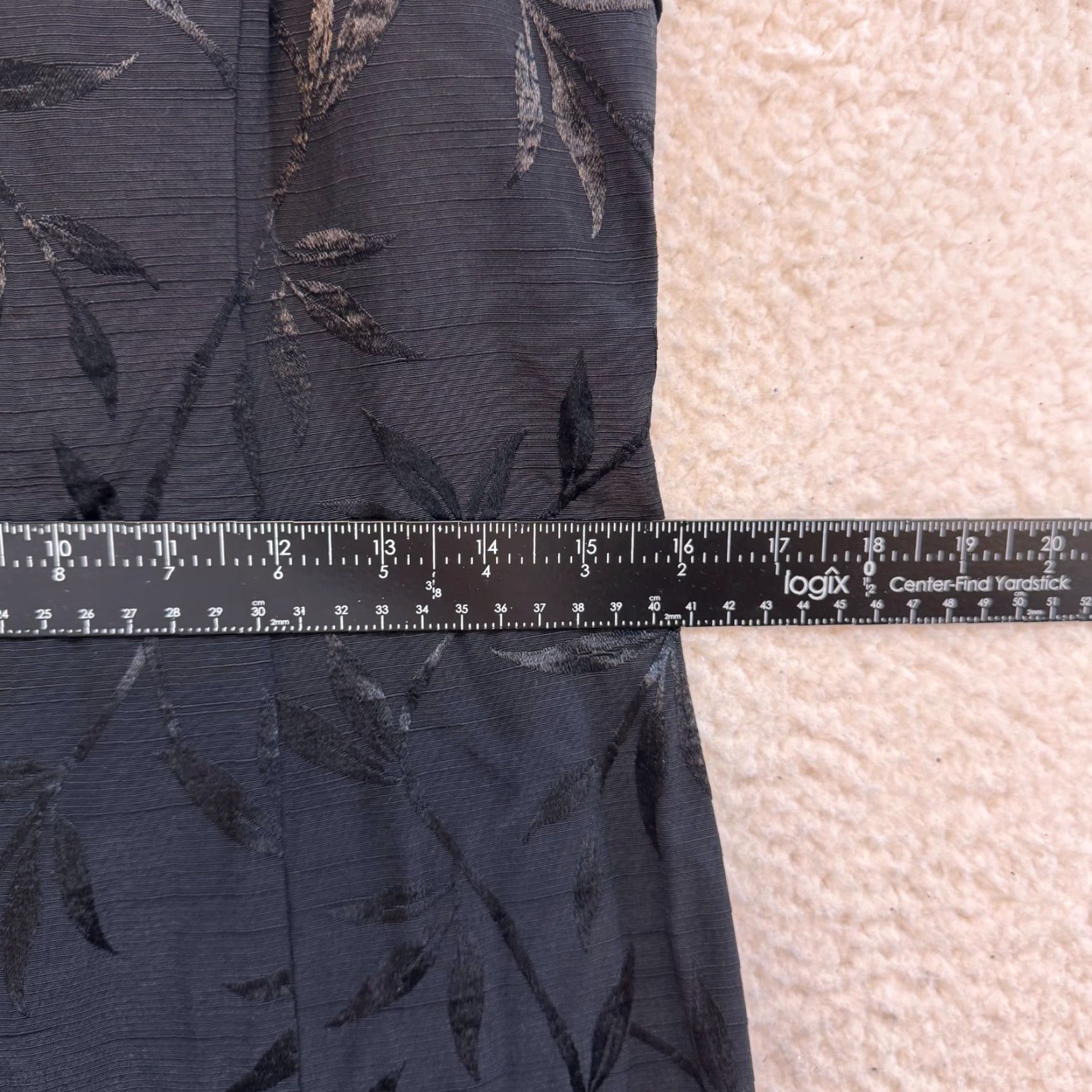 Vintage VINTAGE 90s Y2K Maxi Prom Dress Black Floral Square Neck Spaghetti Large L Women’s Size L / US 10 / IT 46 - 7 Thumbnail
