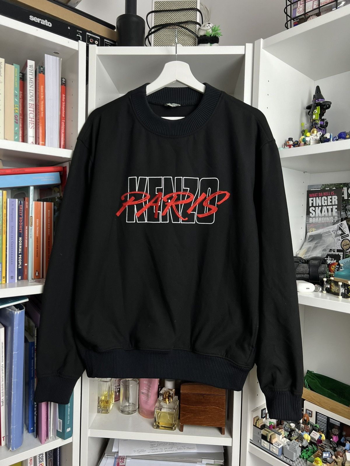 Designer × Kenzo Kenzo Paris big logo baggy sweatshirt S designer luxury rare Size US S / EU 44-46 / 1 - 1 Thumbnail