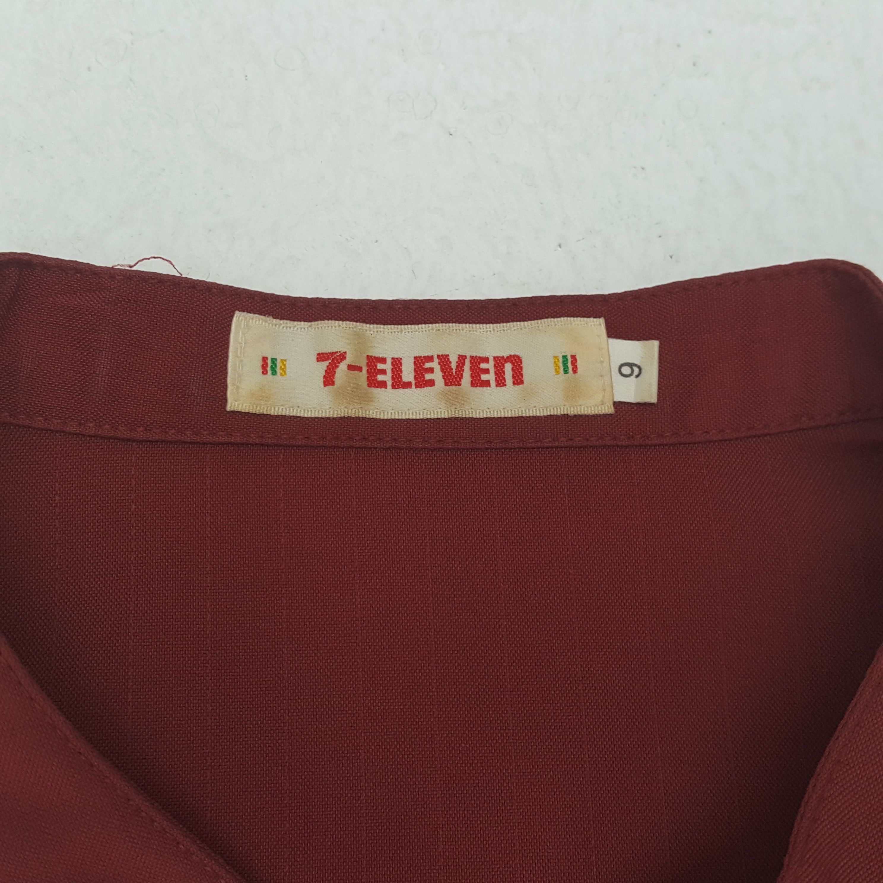 Japanese Brand × Vintage Vintage 7-ELEVEN Japan Workers Uniform Shirt Jacket C285N6 Size US S / EU 44-46 / 1 - 6 Thumbnail