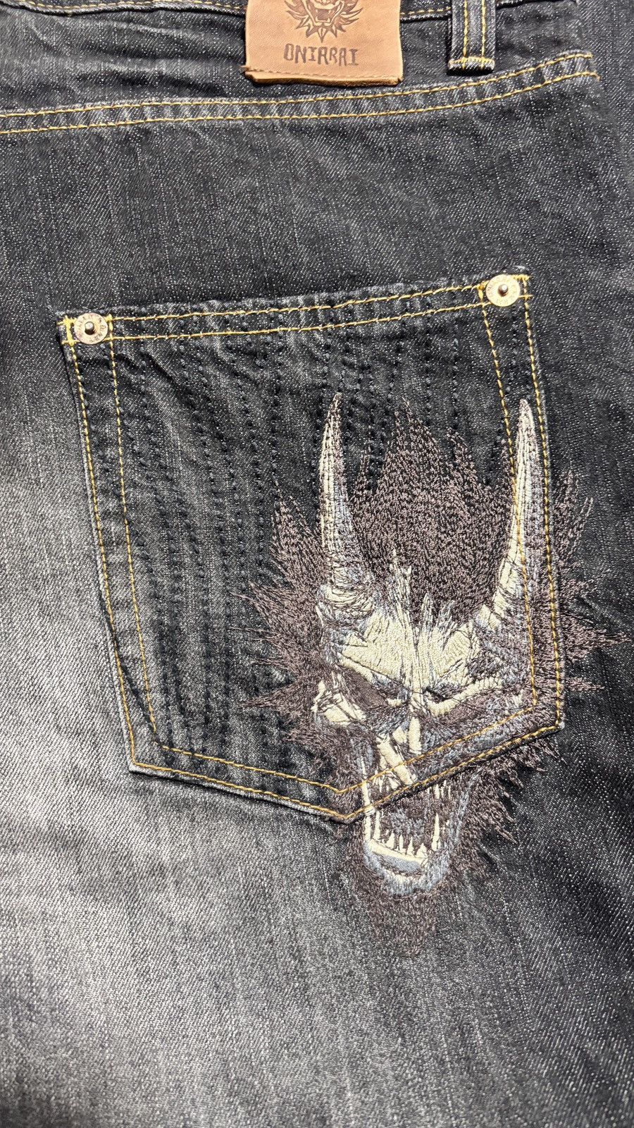 Japanese Brand Oniarai Jeans Vintage Size US 36 / EU 52 - 4 Thumbnail