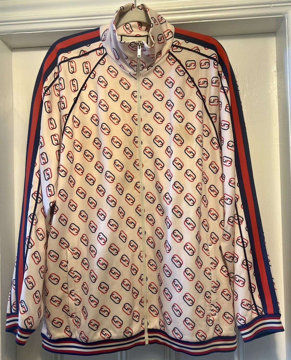 Gucci Authentic Gucci interlocking G pattern track jacket XXL Size US XXL / EU 58 / 5 - 2 Thumbnail