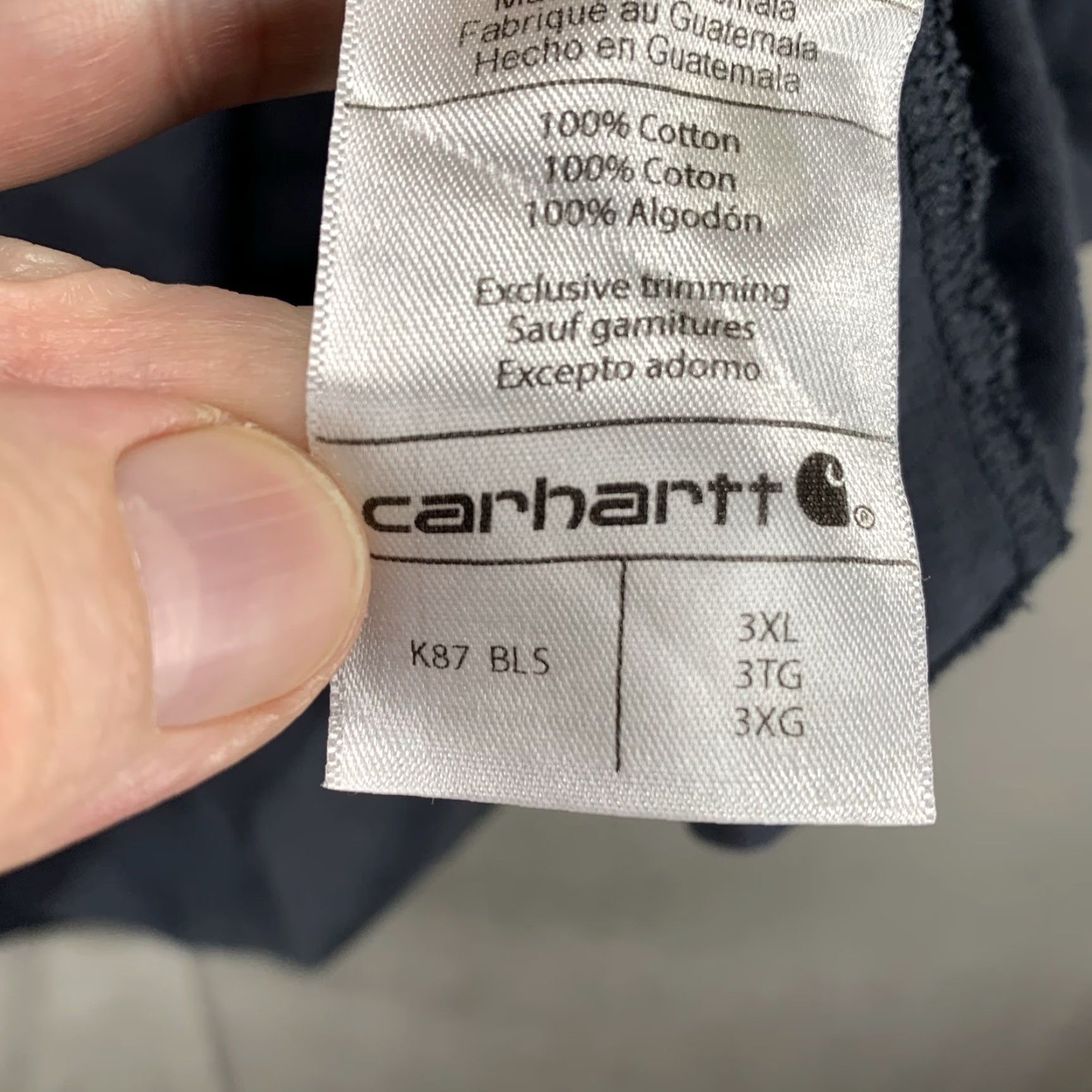 Carhartt Carhartt Mens Blue Stone 3XL Short Sleeve T-Shirt Loose Fit All Cotton EUC Size US XXL / EU 58 / 5 - 7 Thumbnail