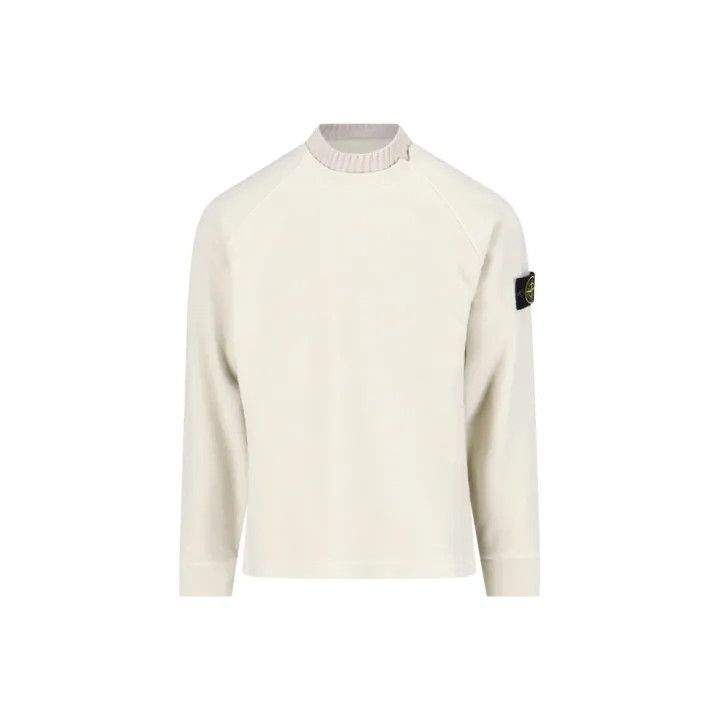 Stone Island Stone Island Cream Long Sleeve Sweater Size US M / EU 48-50 / 2 - 1 Thumbnail