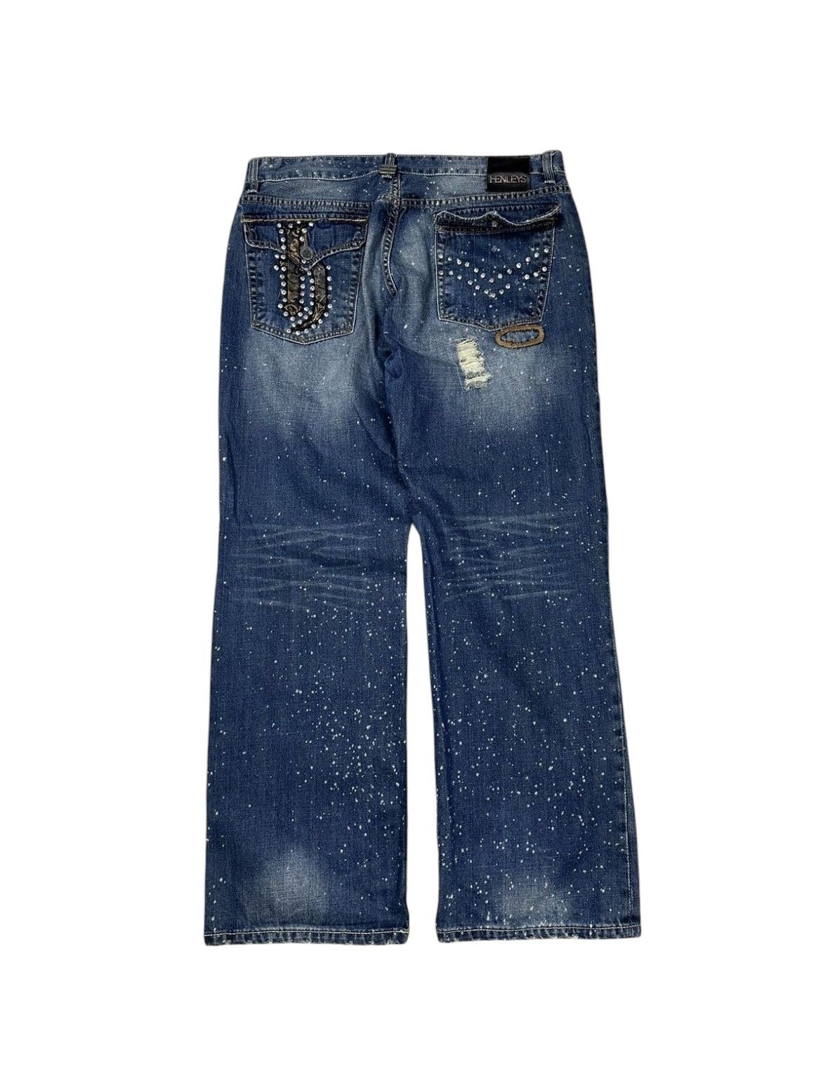 Japanese Brand × Vintage Vintage y2k Reworked Painter Baggy Denim Pants Jeans Size US 34 / EU 50 - 7 Thumbnail