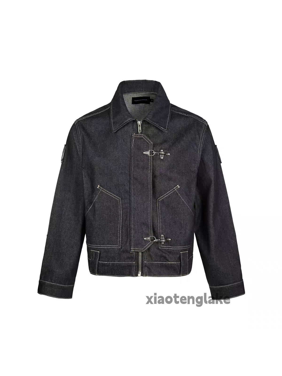 Vintage Unisex utility punk yuppie hiphop denim y2k jacket Size US XL / EU 56 / 4 - 3 Thumbnail