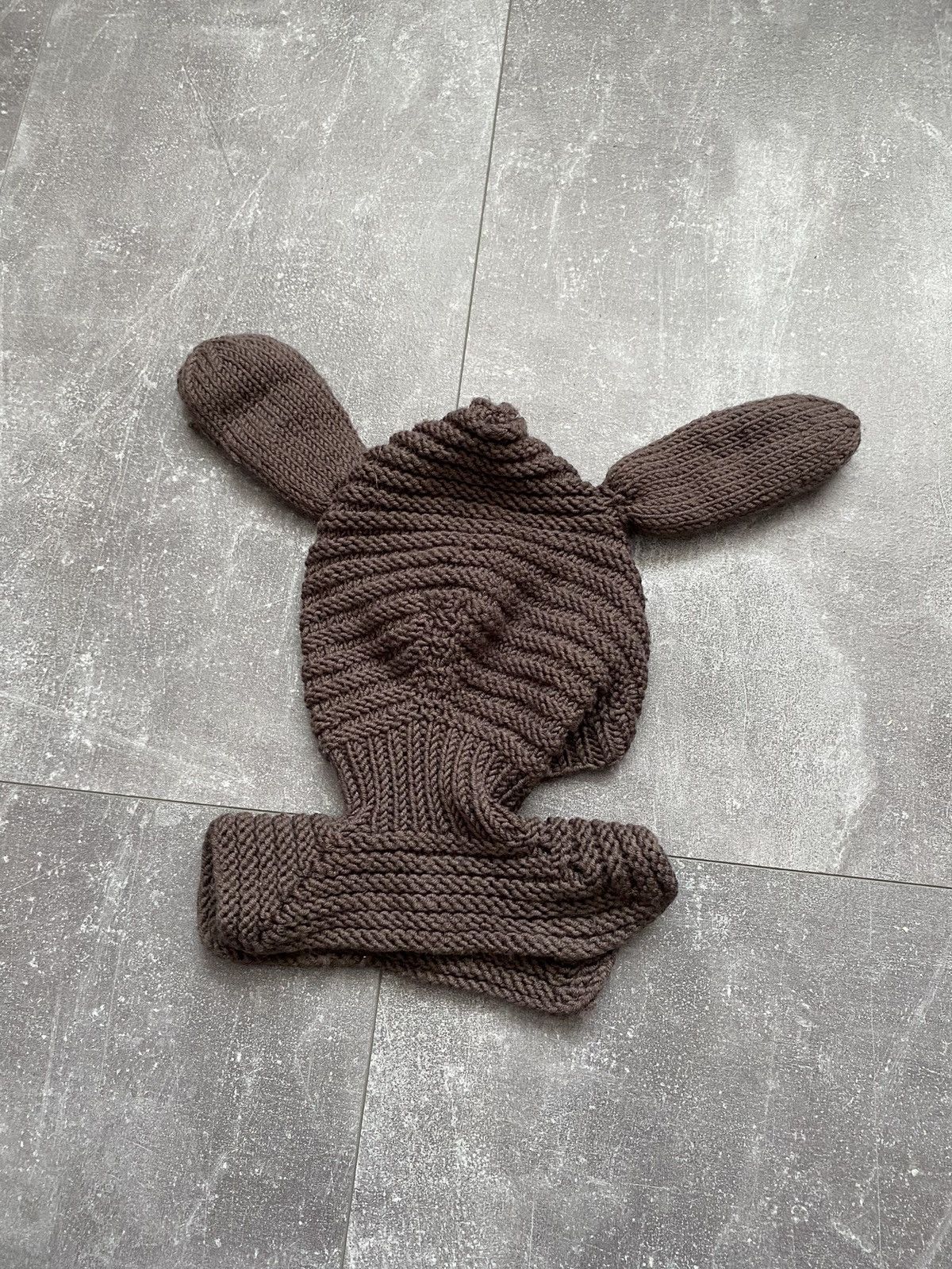Japanese Brand × Vintage Vintage Knitted Y2K Bunny Ears Balaclava Size ONE SIZE - 6 Thumbnail