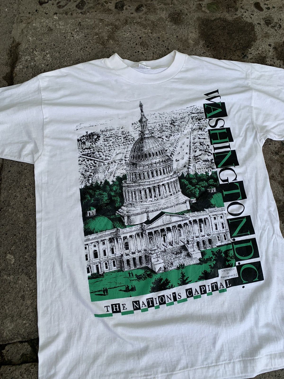 Other Vintage Washington DC t shirt Size US XL / EU 56 / 4 - 2 Thumbnail