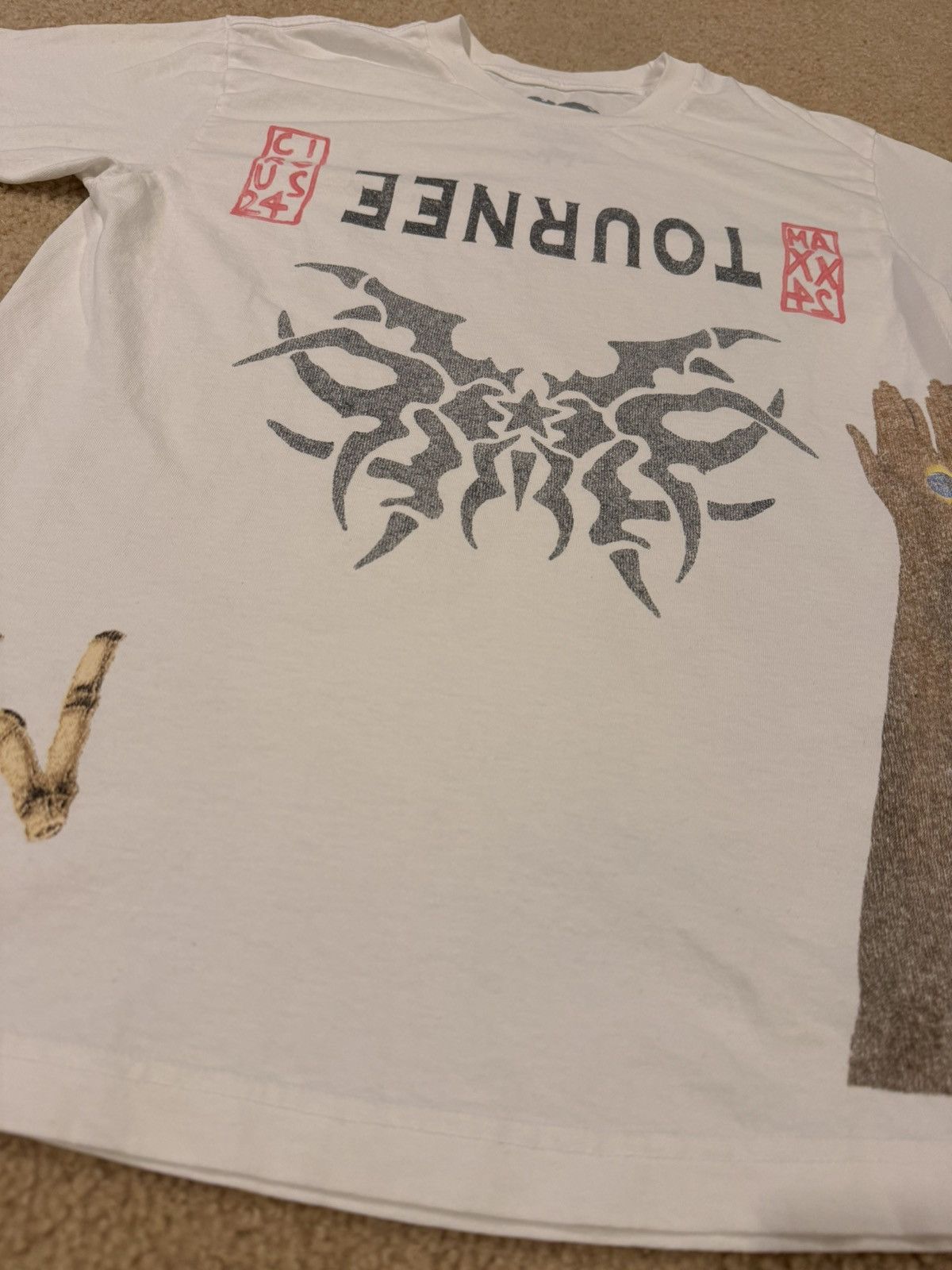 Travis Scott TRAVIS SCOTT TOURNEE TEE Size US L / EU 52-54 / 3 - 2 Thumbnail