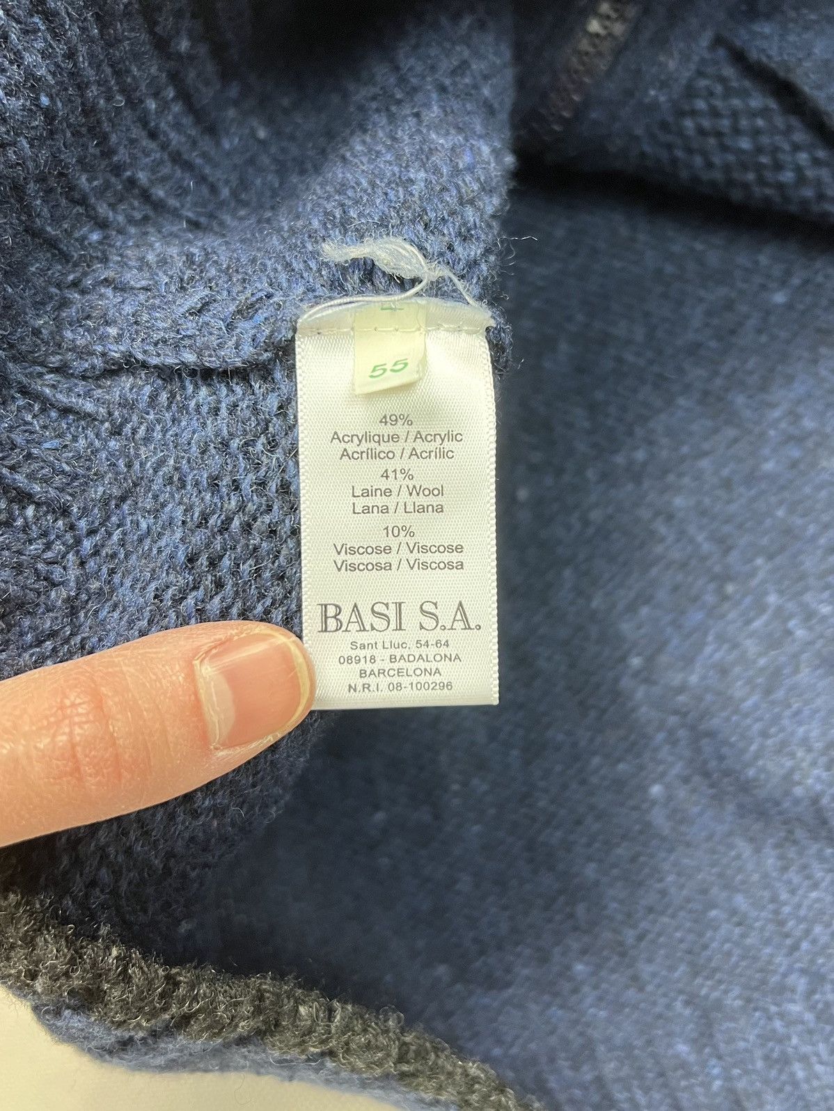 Lacoste Thick Sweater Sweter Lacoste zipped winter logo Size US XL / EU 56 / 4 - 4 Thumbnail