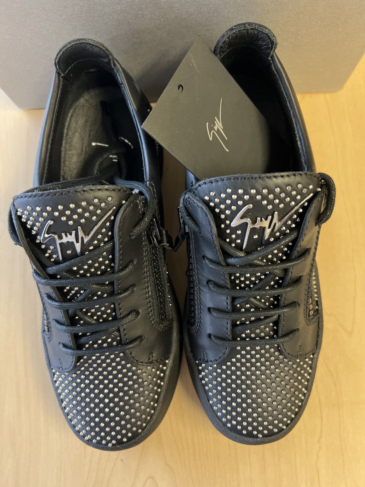Giuseppe Zanotti Studed Low Top EU37 Size US 7 / IT 37 - 4 Thumbnail