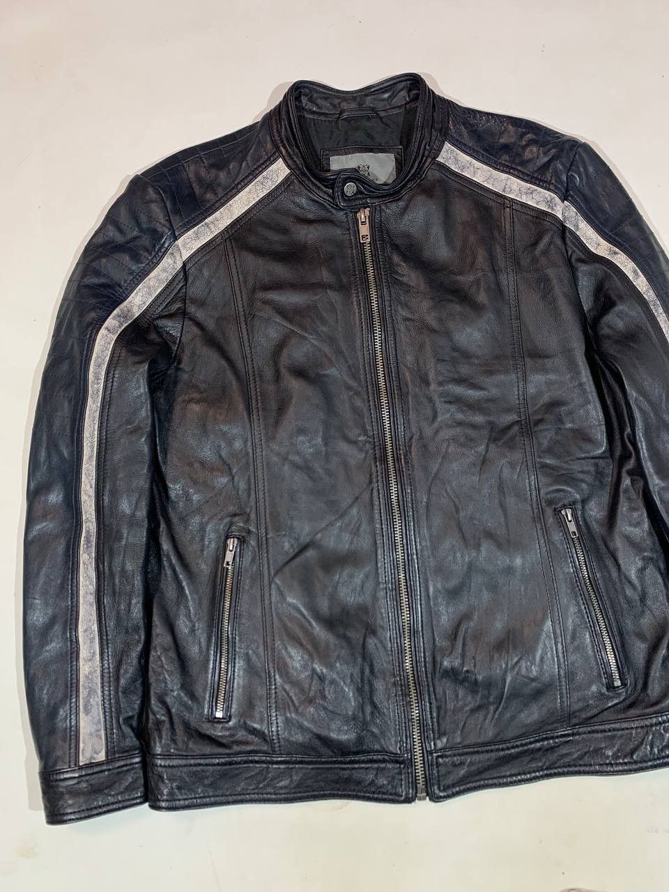 Other Lakeland Leather Racing Biker Jacket Size US L / EU 52-54 / 3 - 10 Thumbnail