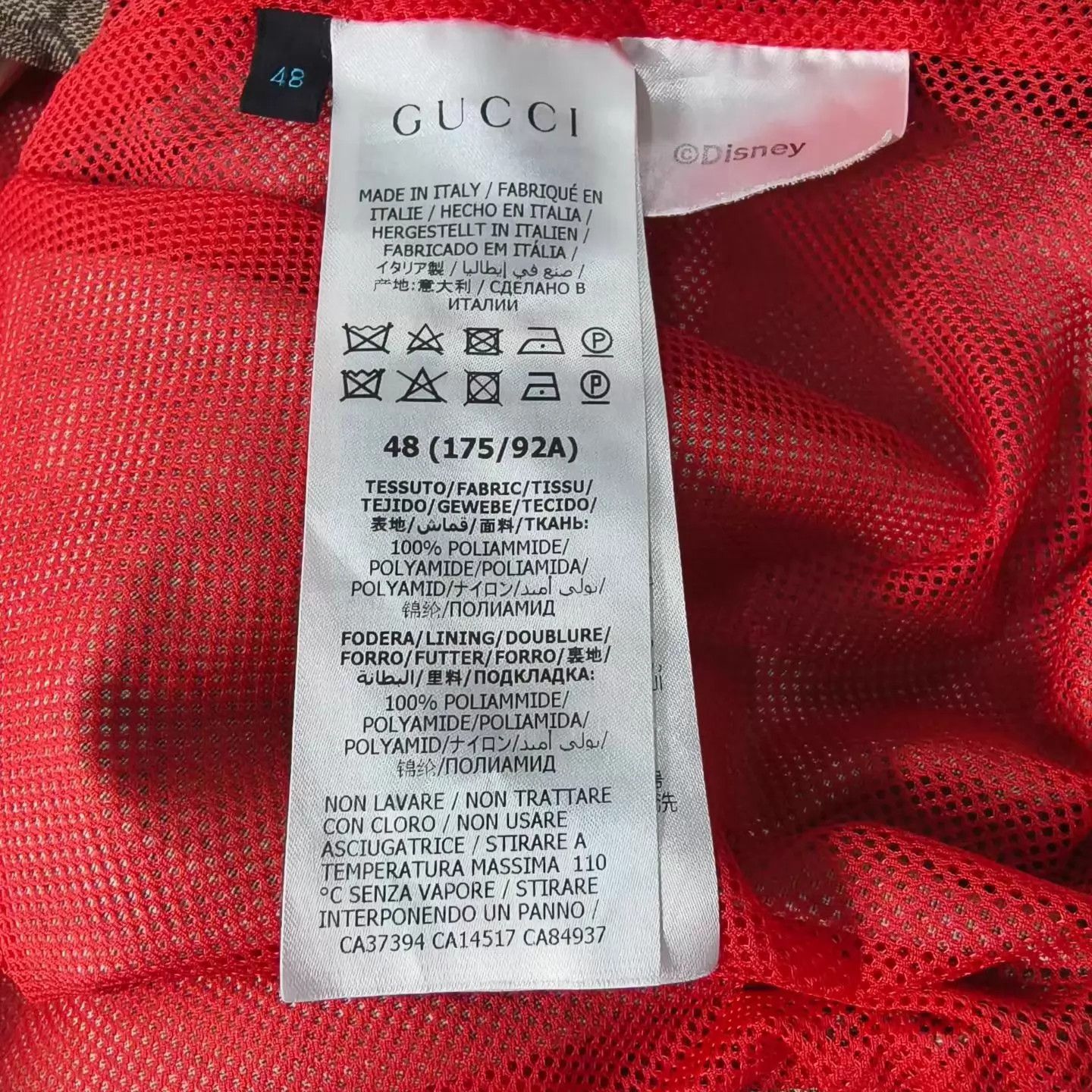 Gucci Gucci x Disney Donald Duck Full Print Jacket 48 99 Size US M / EU 48-50 / 2 - 4 Thumbnail