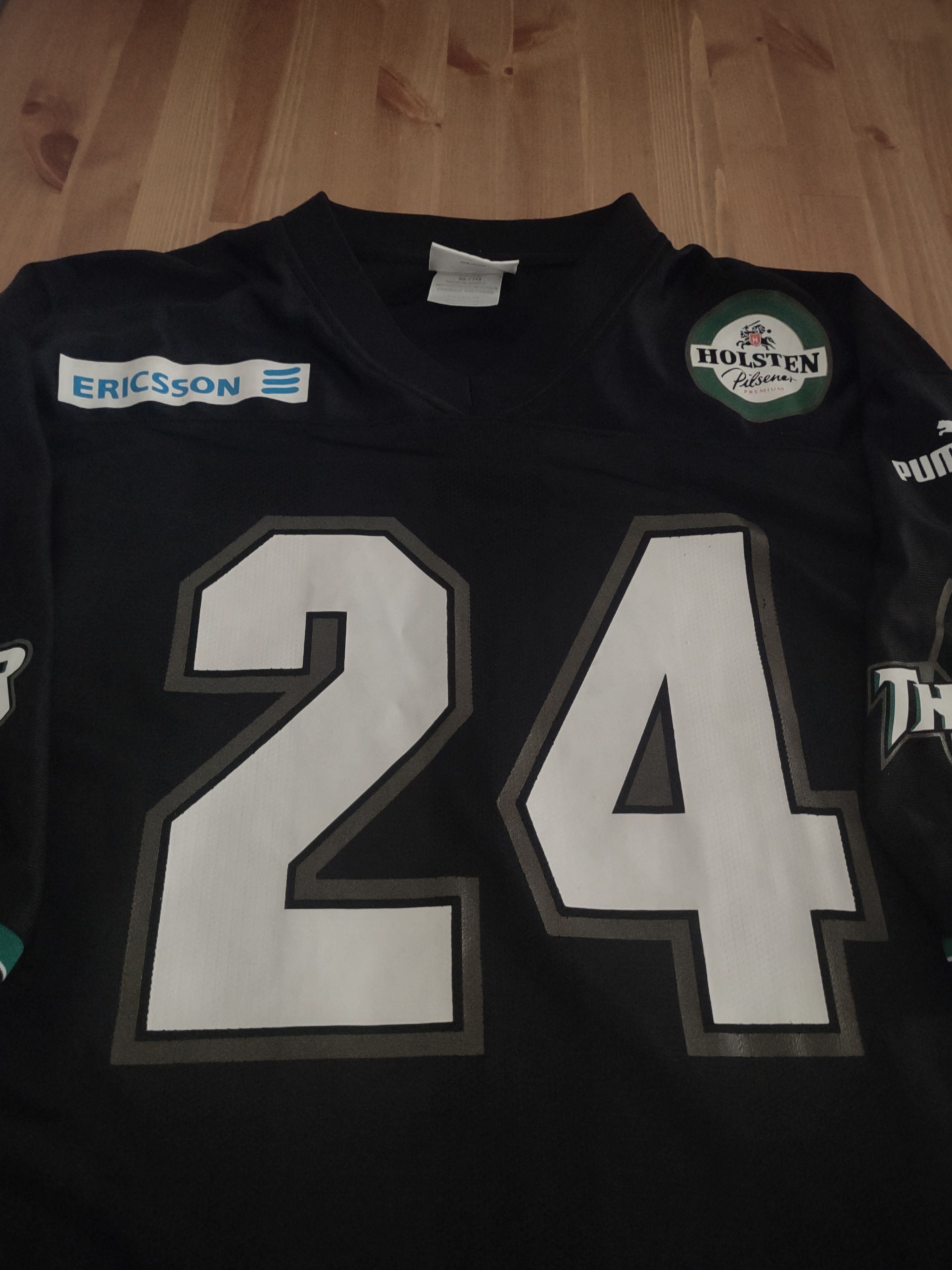NFL × Puma × Vintage Y2K Chris Cummings Berlin Thunder NFL Europe Home Jersey Size US XL / EU 56 / 4 - 3 Thumbnail