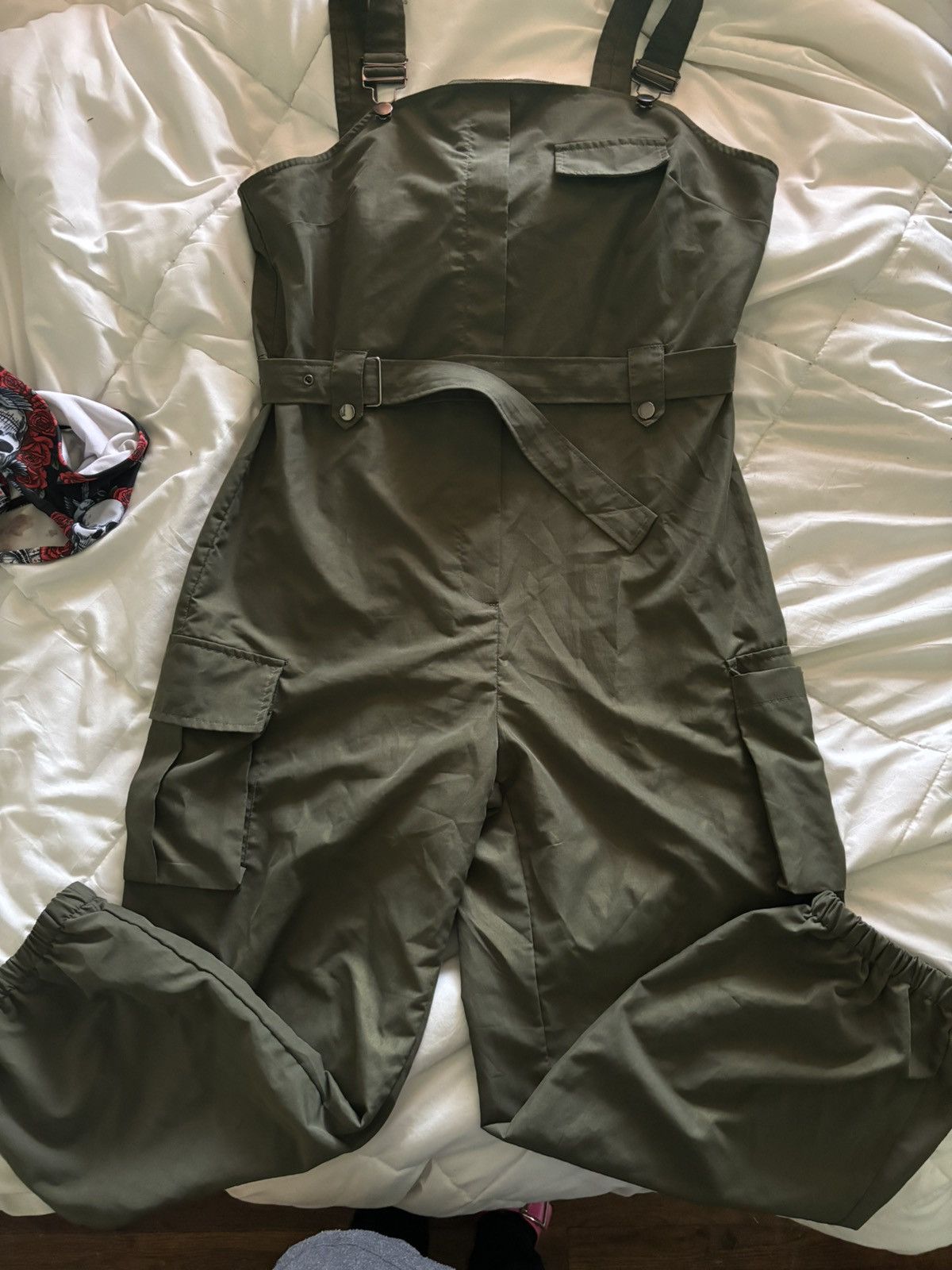 Other Women’s Khaki/Deep Olive Green Jumpsuit Size XLarge Size 34" / US 12 / IT 48 - 1 Thumbnail