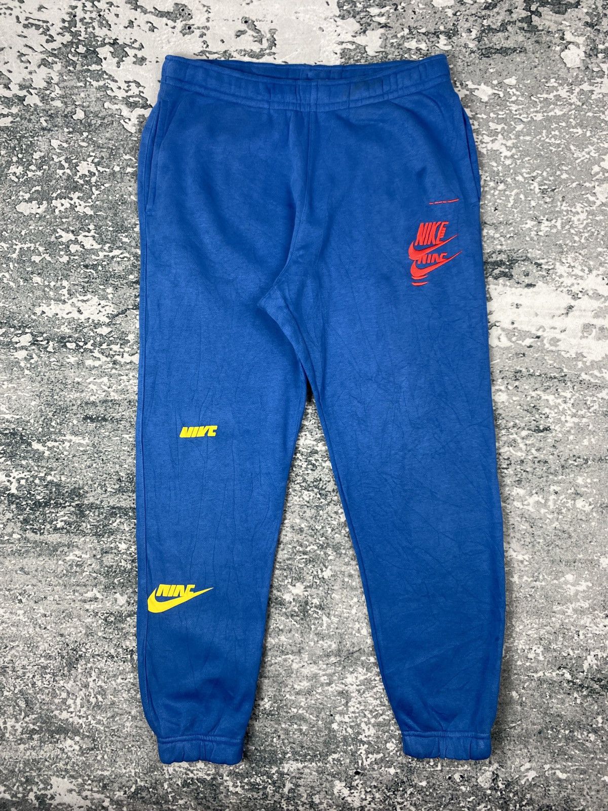 Nike × Vintage Vintage Nike Multi Logo Sweatpants Size US 32 / EU 48 - 1 Thumbnail