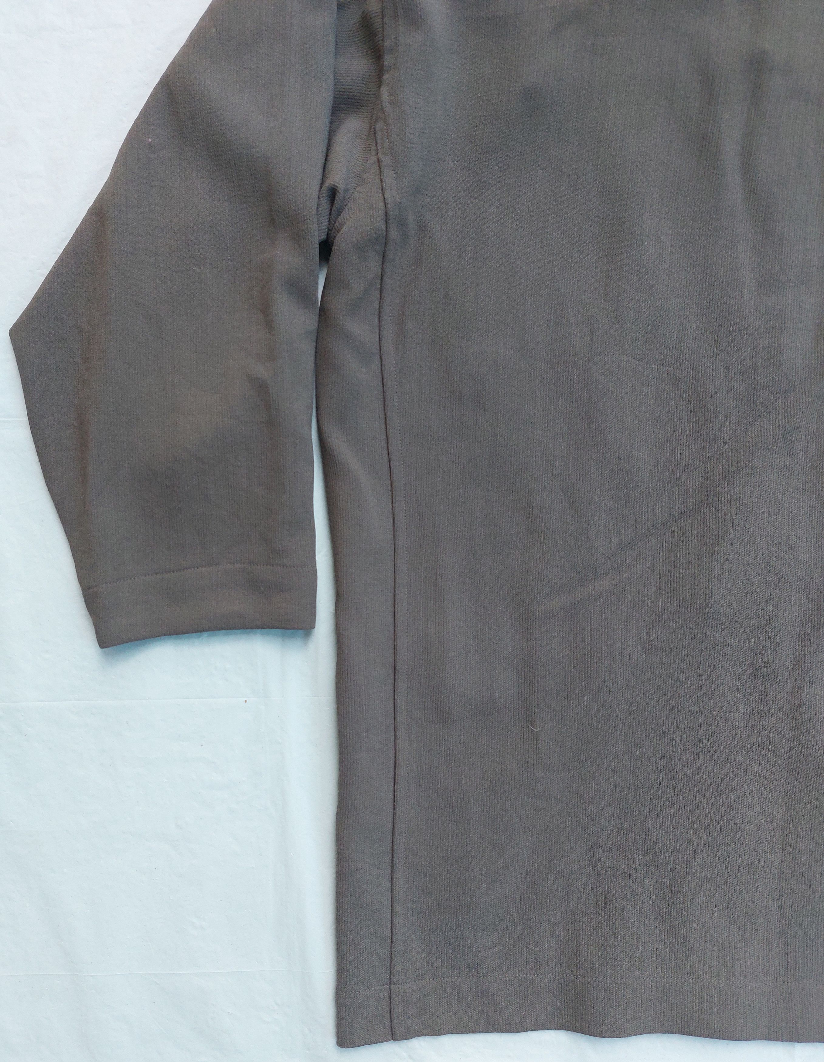 Issey Miyake PLANTATION by ISSEY MIYAKE oversized collar wool coat Size US M / EU 48-50 / 2 - 12 Thumbnail