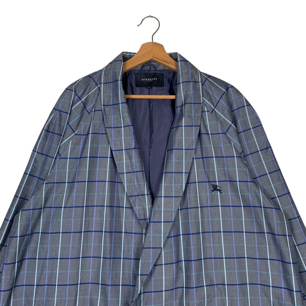 Burberry Burberry London Buttonless Checkered Jacket Size US L / EU 52-54 / 3 - 2 Thumbnail