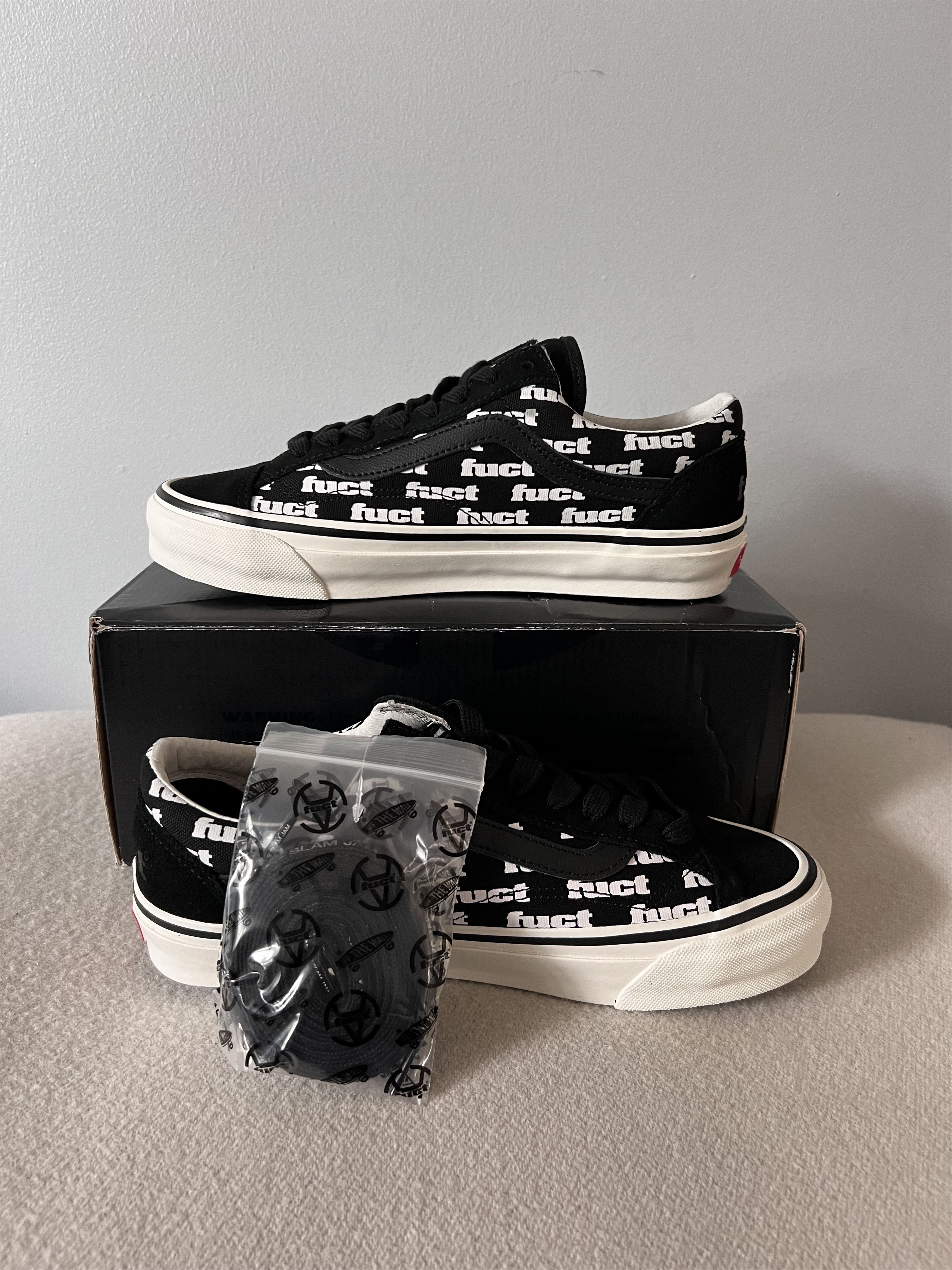 FUCT × Slam Jam × Vans Fuct Vans Lx Old Skool Reissue 36 in Black Size US 8 / EU 41 - 3 Thumbnail