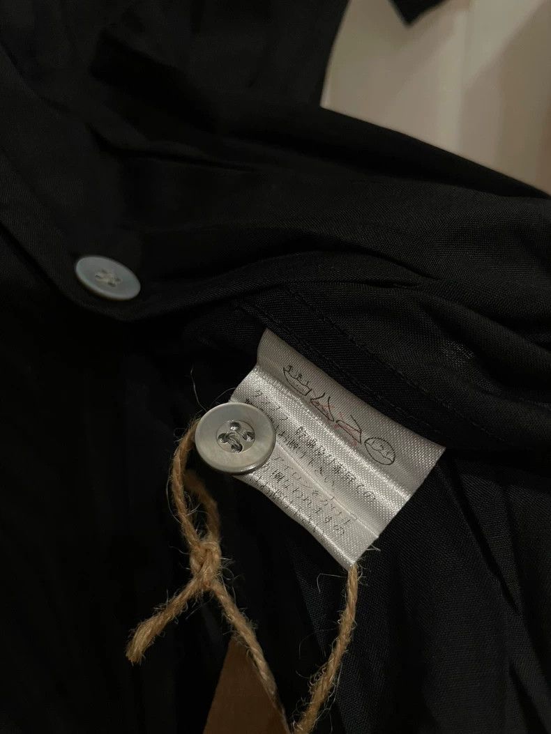 Issey Miyake Issey Miyake Black pleated short-sleeved coat Size L / US 10 / IT 46 - 6 Thumbnail