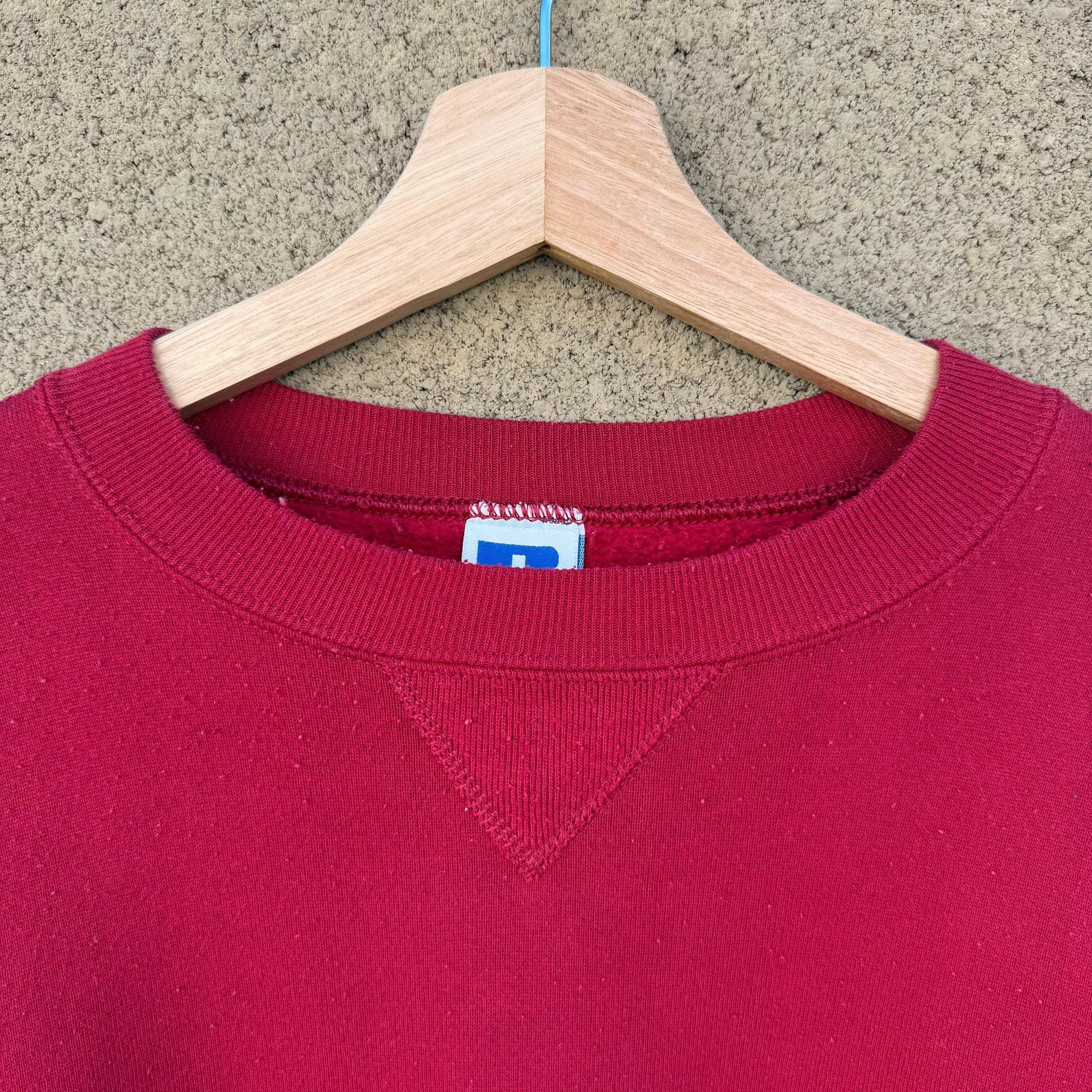 Russell Athletic 90's Vintage Russell Athletic Faded Red Crewneck Sweatshirt Size US M / EU 48-50 / 2 - 4 Thumbnail