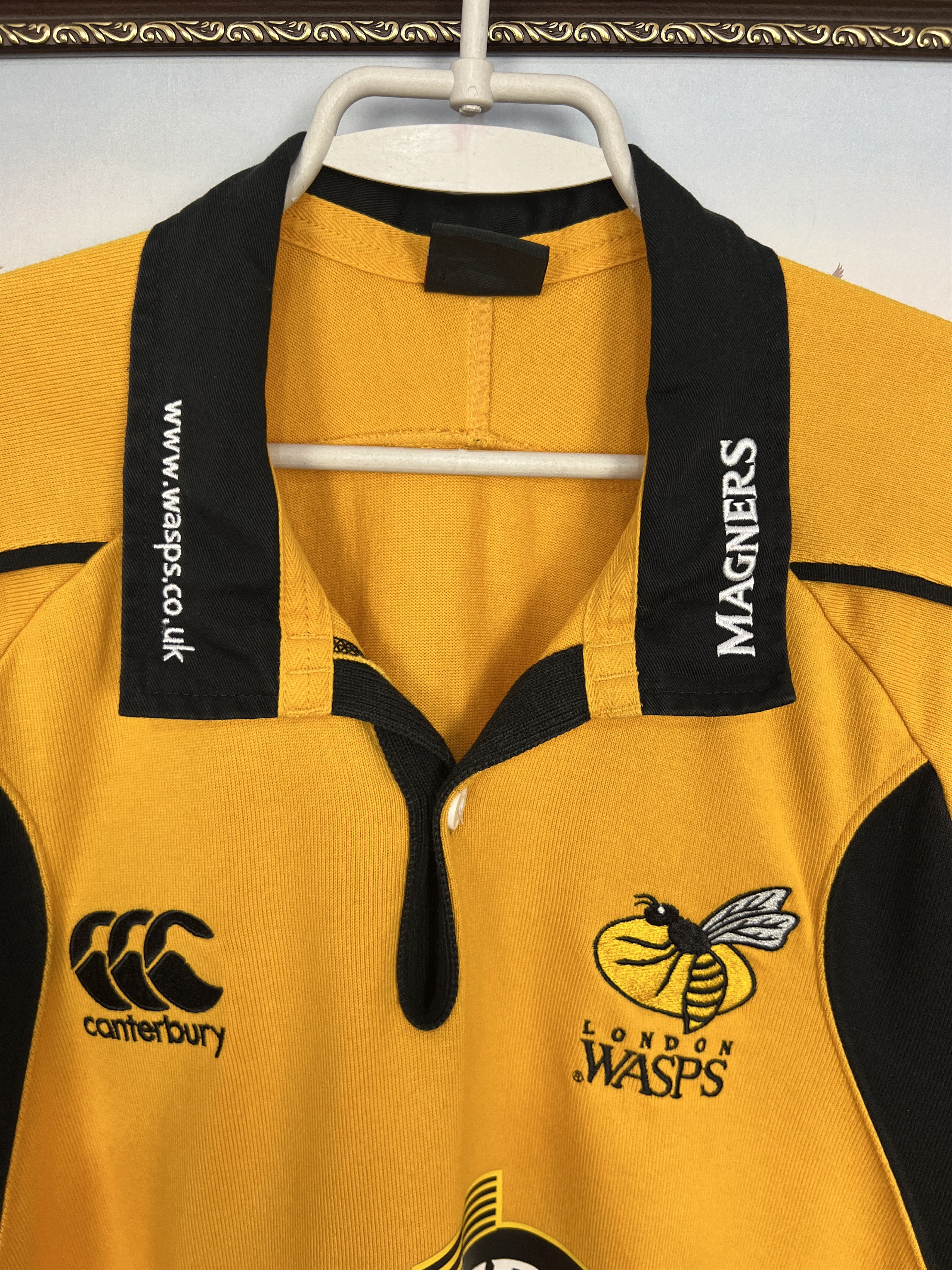 Vintage Vintage Canterbury London Wasps Rugby Union Mens Jersey Size US L / EU 52-54 / 3 - 4 Thumbnail