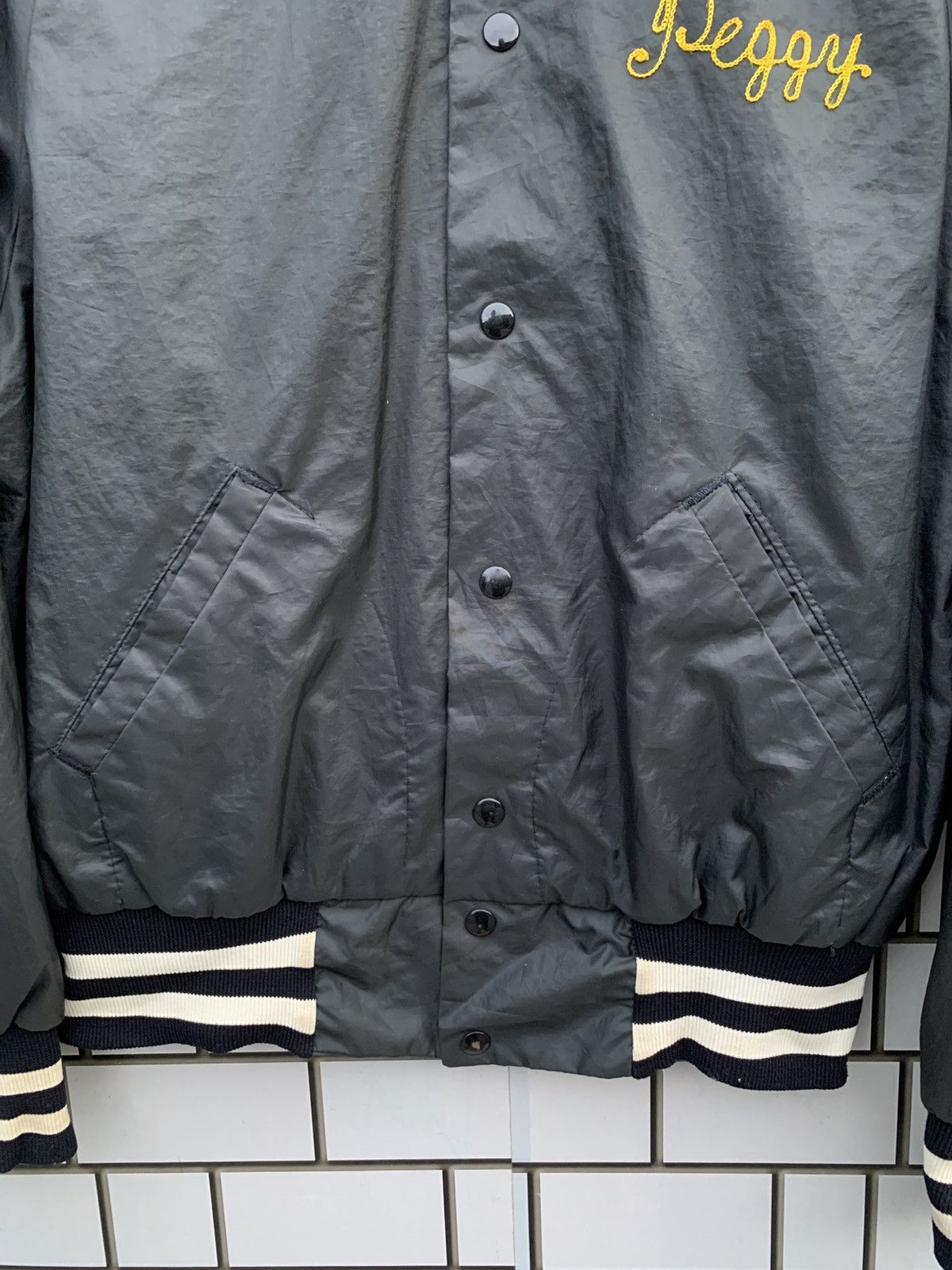 Vintage Vintage 80s Peggy Bon Alleson Athletic Work Bomber Jacket Size US M / EU 48-50 / 2 - 5 Thumbnail