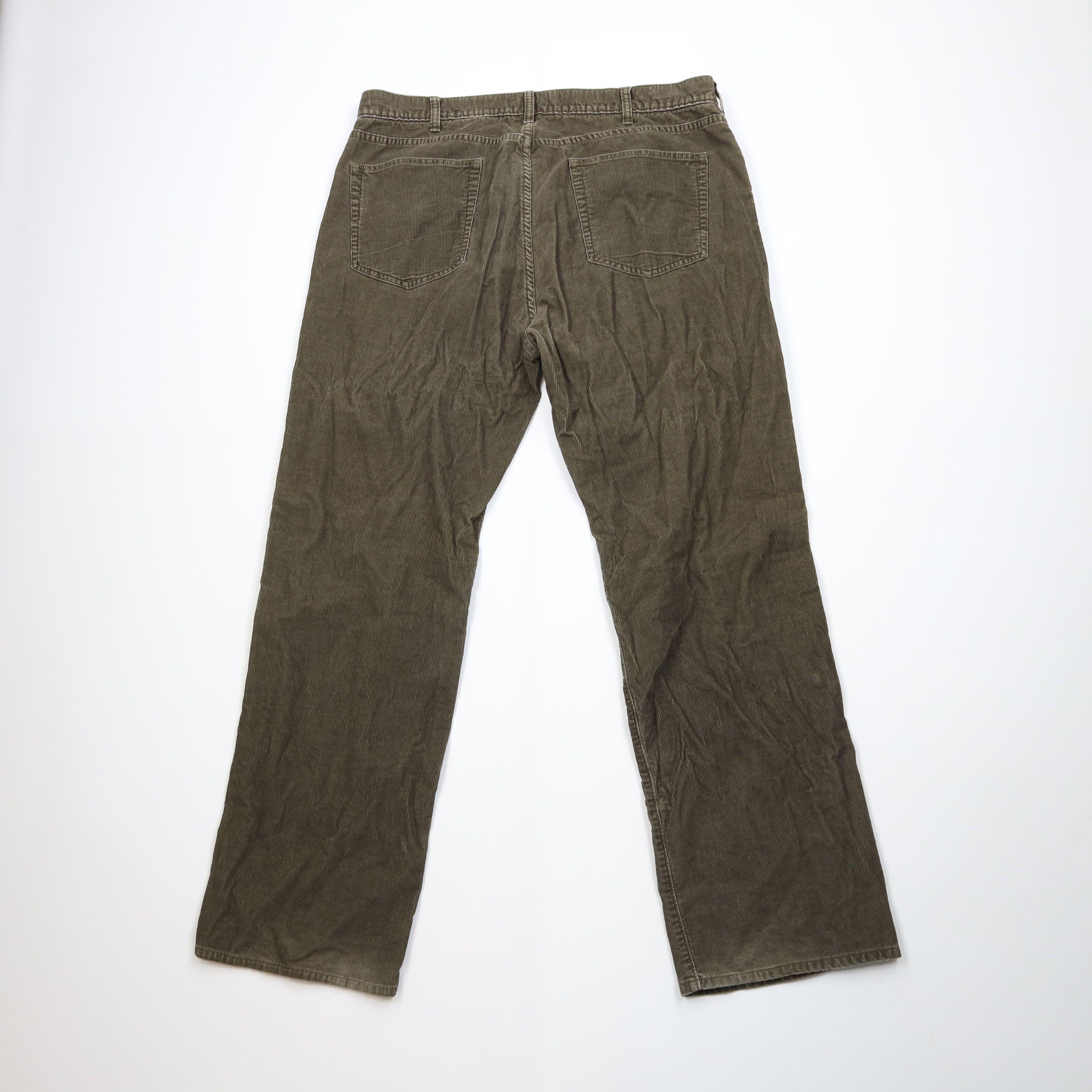J.Crew Vintage Y2K J Crew Wide Leg Corduroy Chino Pants Green Size US 38 / EU 54 - 9 Thumbnail