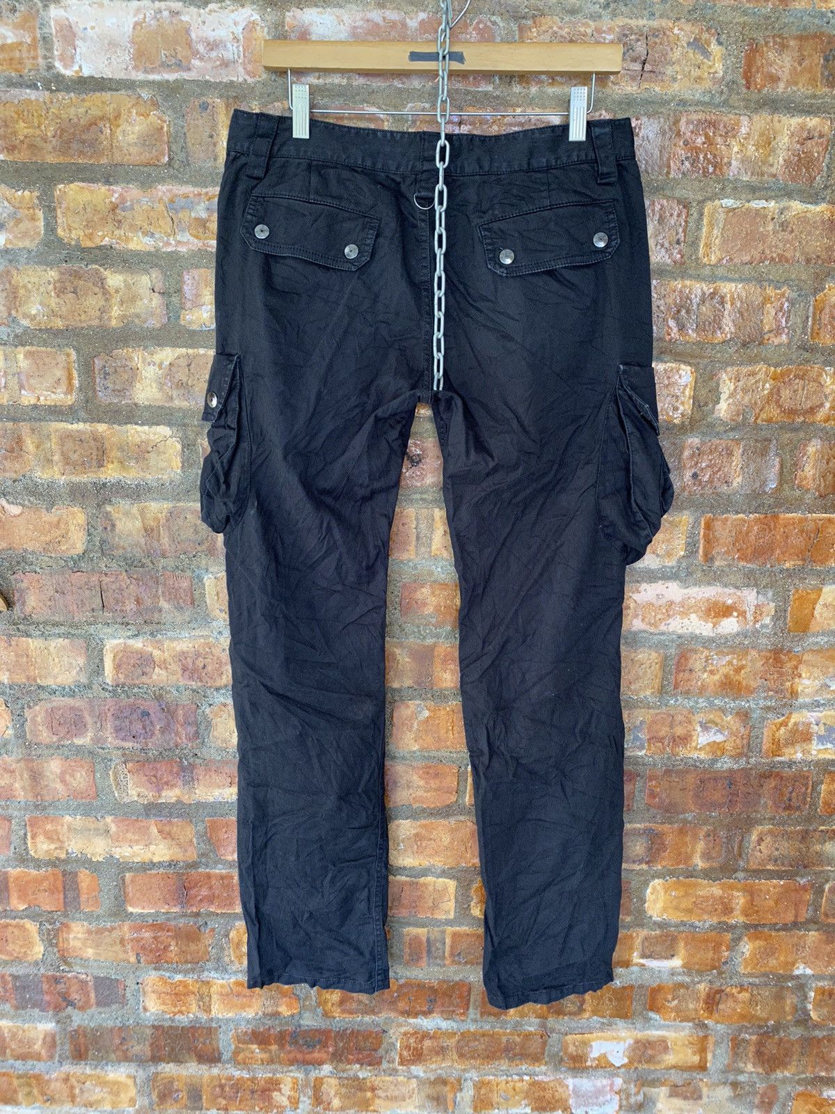 If Six Was Nine × Japanese Brand × Tornado Mart Vtg Custom Culture Japan 3D pocket Cargos pants Size US 32 / EU 48 - 9 Thumbnail