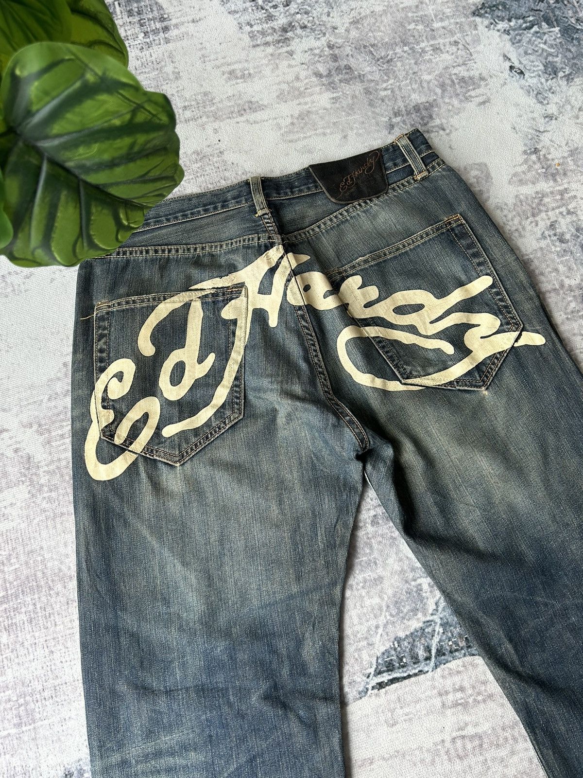 Ed Hardy Ed Hardy Big Spellout Denim Size US 34 / EU 50 - 2 Thumbnail