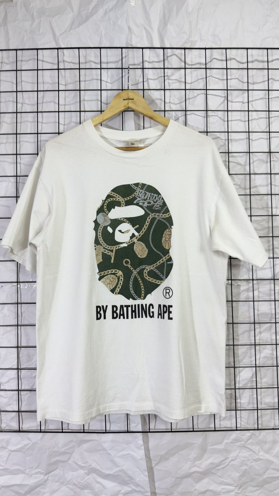 Bape A bathing ape big head tee shirt Size US XL / EU 56 / 4 - 1 Thumbnail