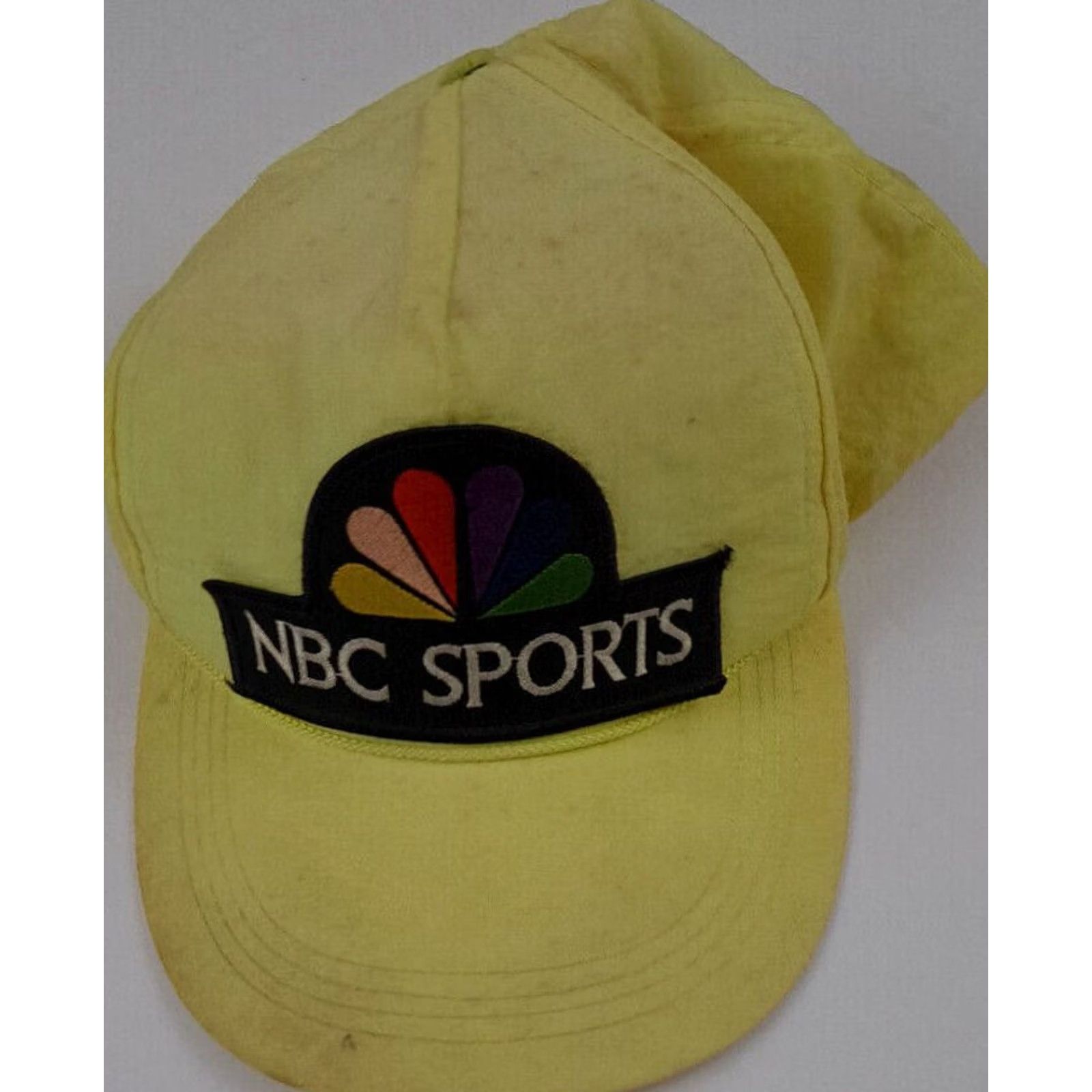 Vintage VINTAGE HaT Snapback Hat Adjustable size Sports Yellow Mens Lightweight Size ONE SIZE - 4 Thumbnail