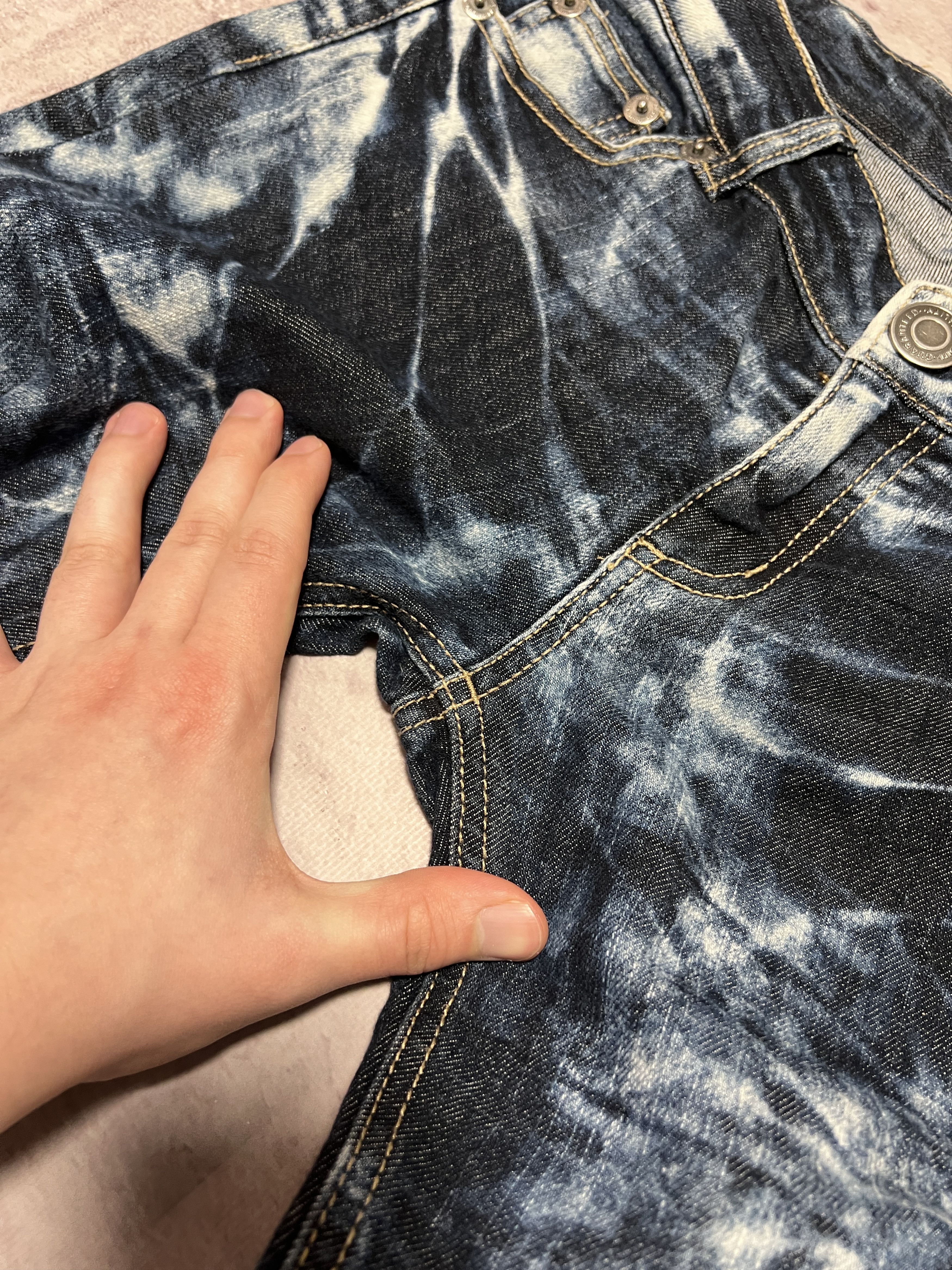Japanese Brand Vintage 2000s Japanese Washed Denim Jeans Size 30" / US 8 / IT 44 - 19 Thumbnail