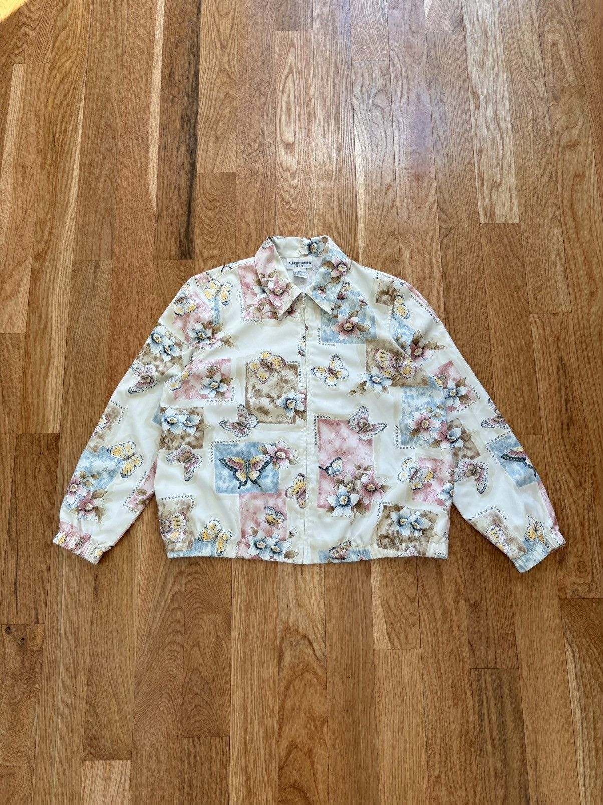Other Alfred Dunner Vintage 90s Y2K Floral Butterfly Jacket 10P S Size S / US 4 / IT 40 - 1 Thumbnail