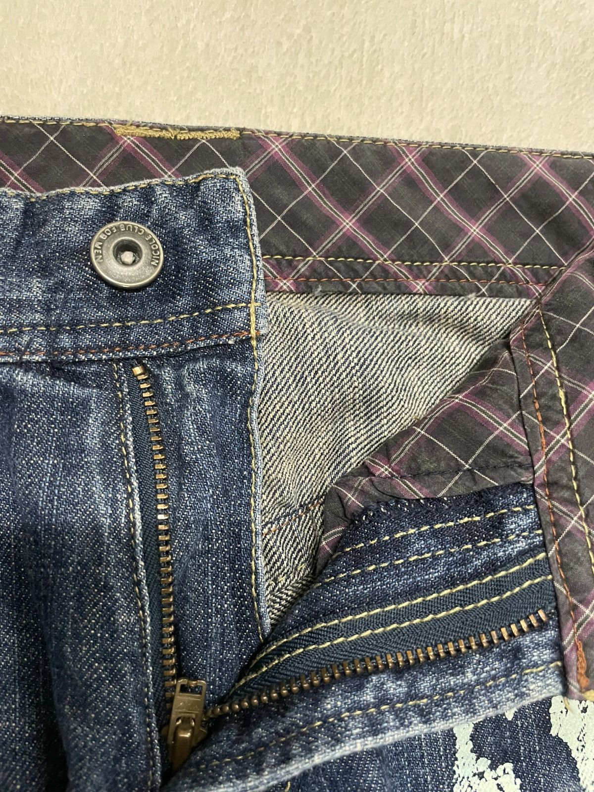 Japanese Brand Vintage Nicole Club Boot Cut Denim Jeans Size US 31 - 7 Thumbnail