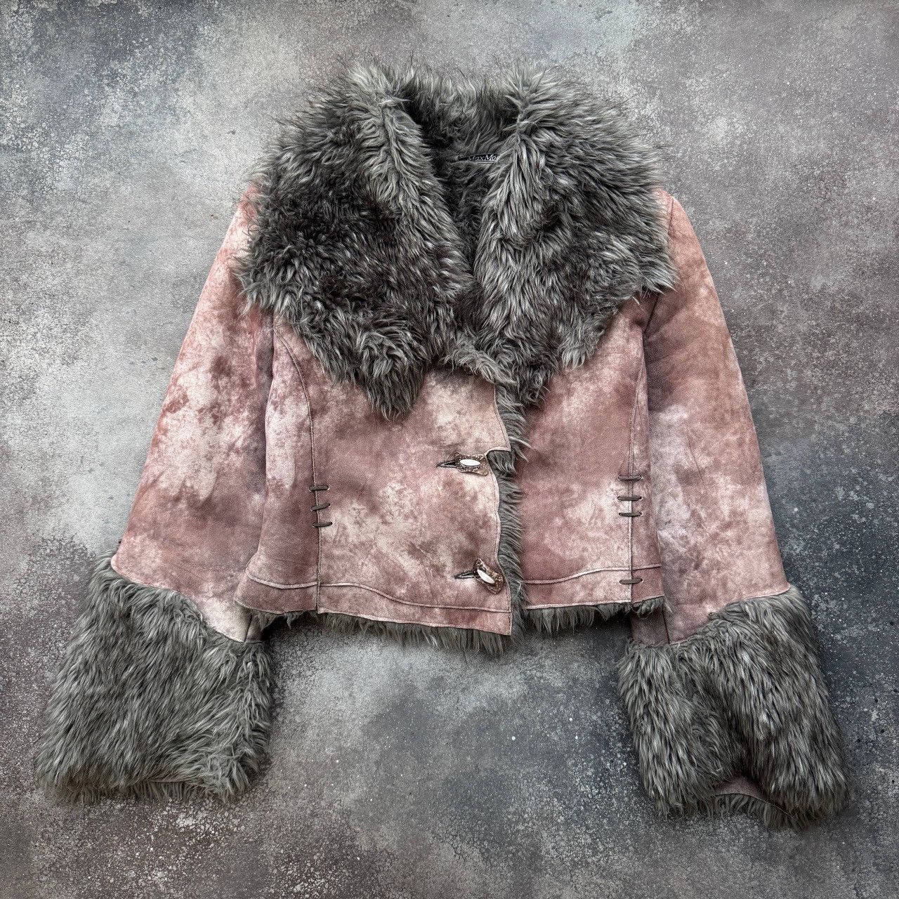 Japanese Brand Amazing Faux Fur Cropped Shearling/Sheepskin Jacket Size M / US 6-8 / IT 42-44 - 5 Thumbnail