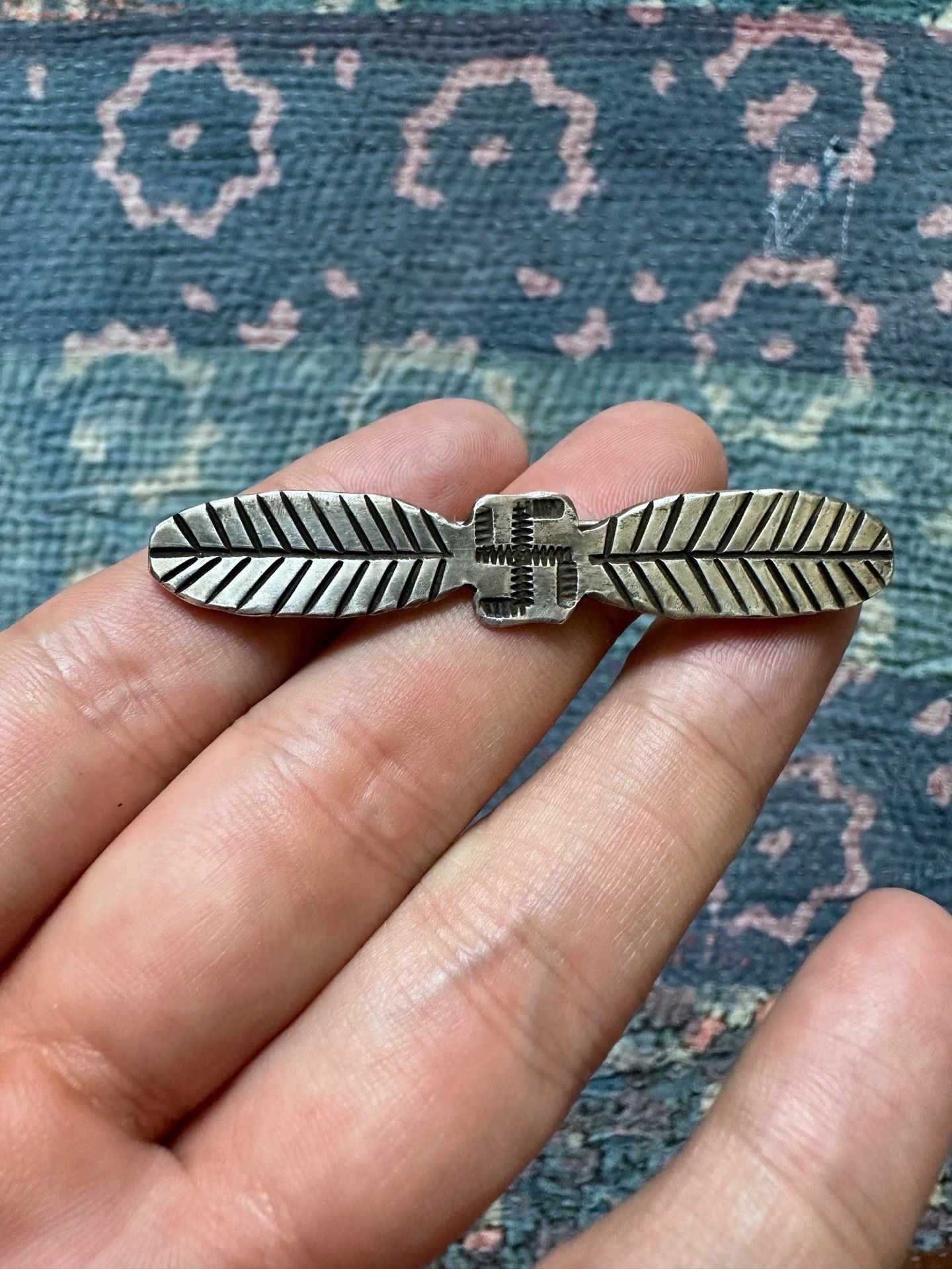 Other Antique Navajo Silver Brooch Hat Pin Size ONE SIZE - 1 Thumbnail