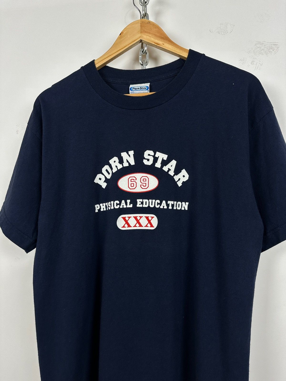 Vintage P*rn fashion Star Clothing 69 Physical Education Tee