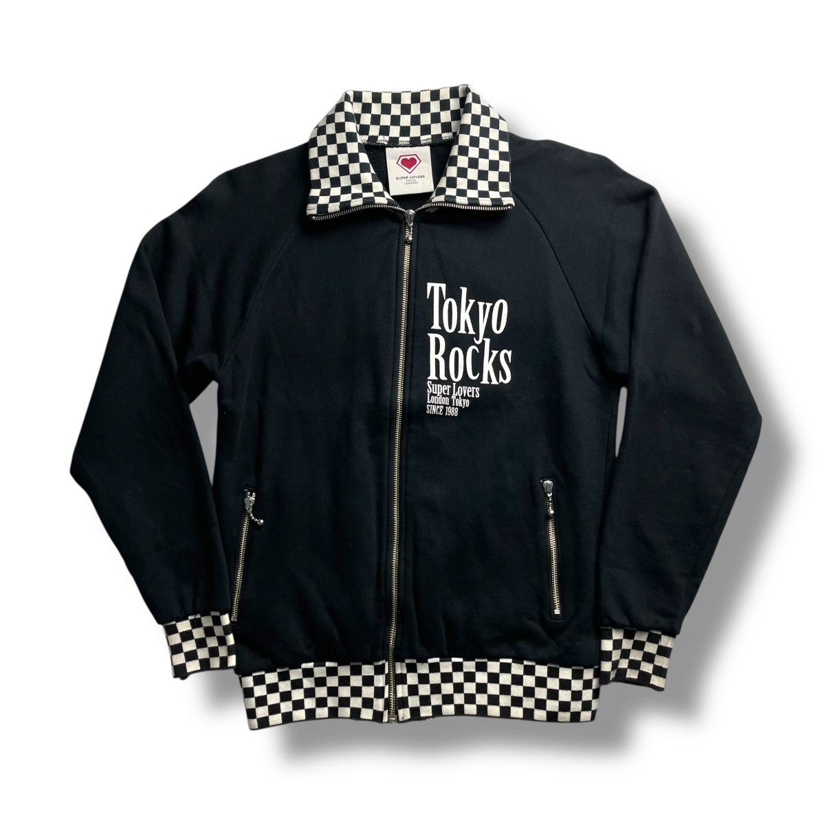 Super Lovers 🇯🇵☠️ LOVERS ROCK SUPER LOVERS SKULL PUNK GOTHIC JACKET Size US M / EU 48-50 / 2 - 2 Thumbnail