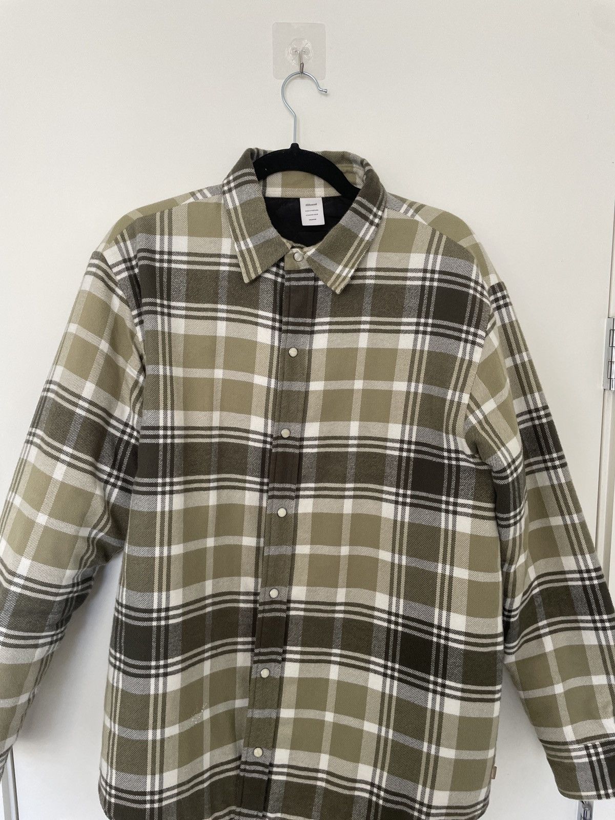ジャケット・アウター jjjjound Thermal Shirt Olive size M OUTERWEAR – JJJJound