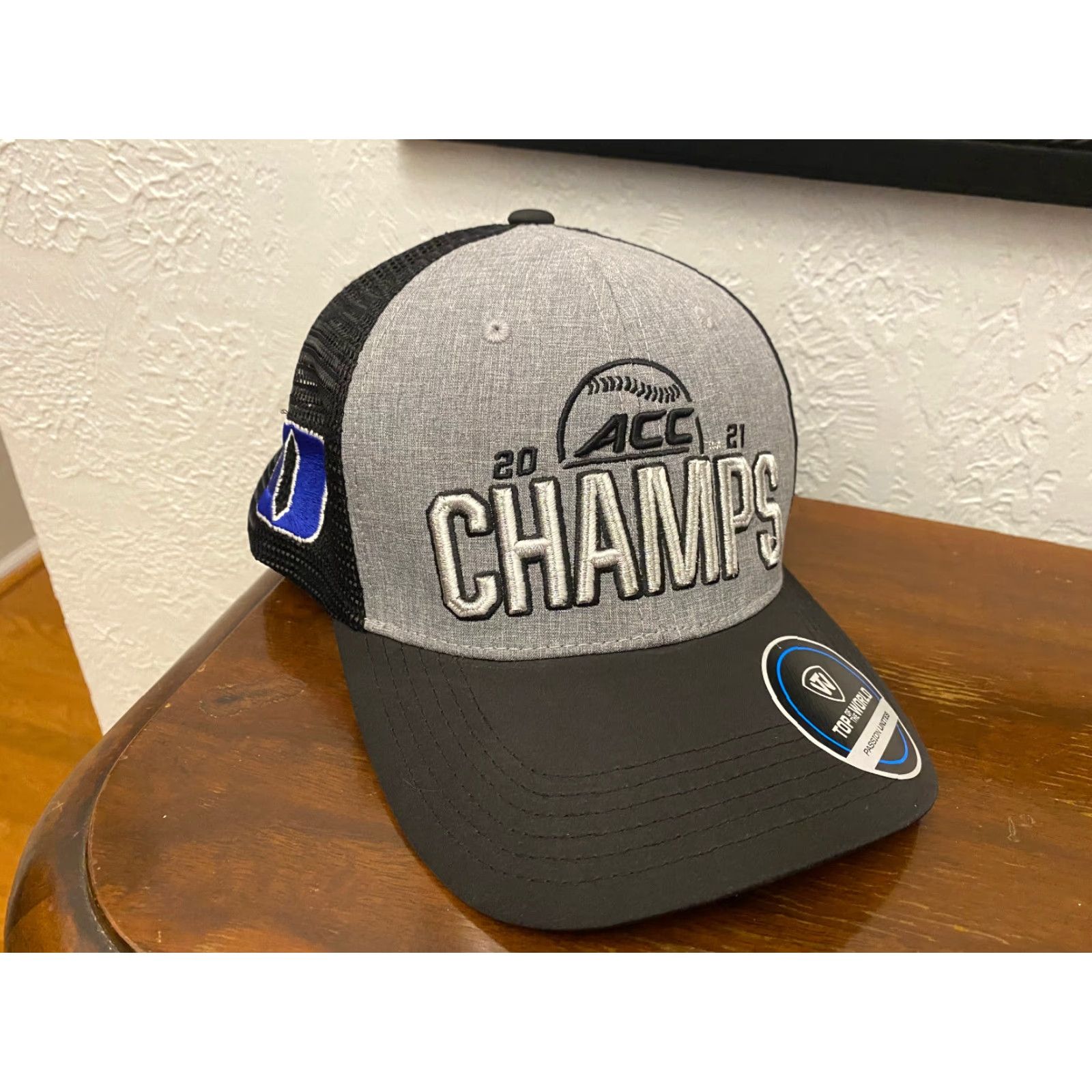 Top Of The World VINTAGE Top of the World Duke Blue Devils ACC Baseball Cap One Size Blue Unisex Adults NWT 2021 Champs Size US M / EU 48-50 / 2 - 2 Thumbnail