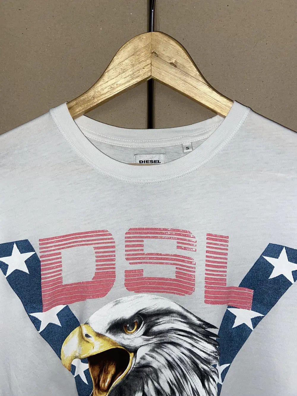 Diesel 🦅RARE VINTAGE DIESEL USA TEE T SHIRT Y2K DRIP AMERICA SKATE Size US S / EU 44-46 / 1 - 7 Thumbnail