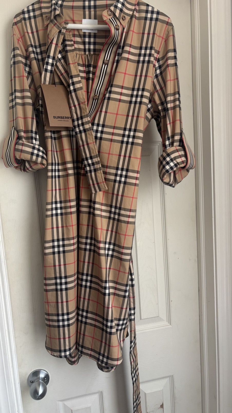 Burberry Burberry Dress Size L / US 10 / IT 46 - 3 Thumbnail