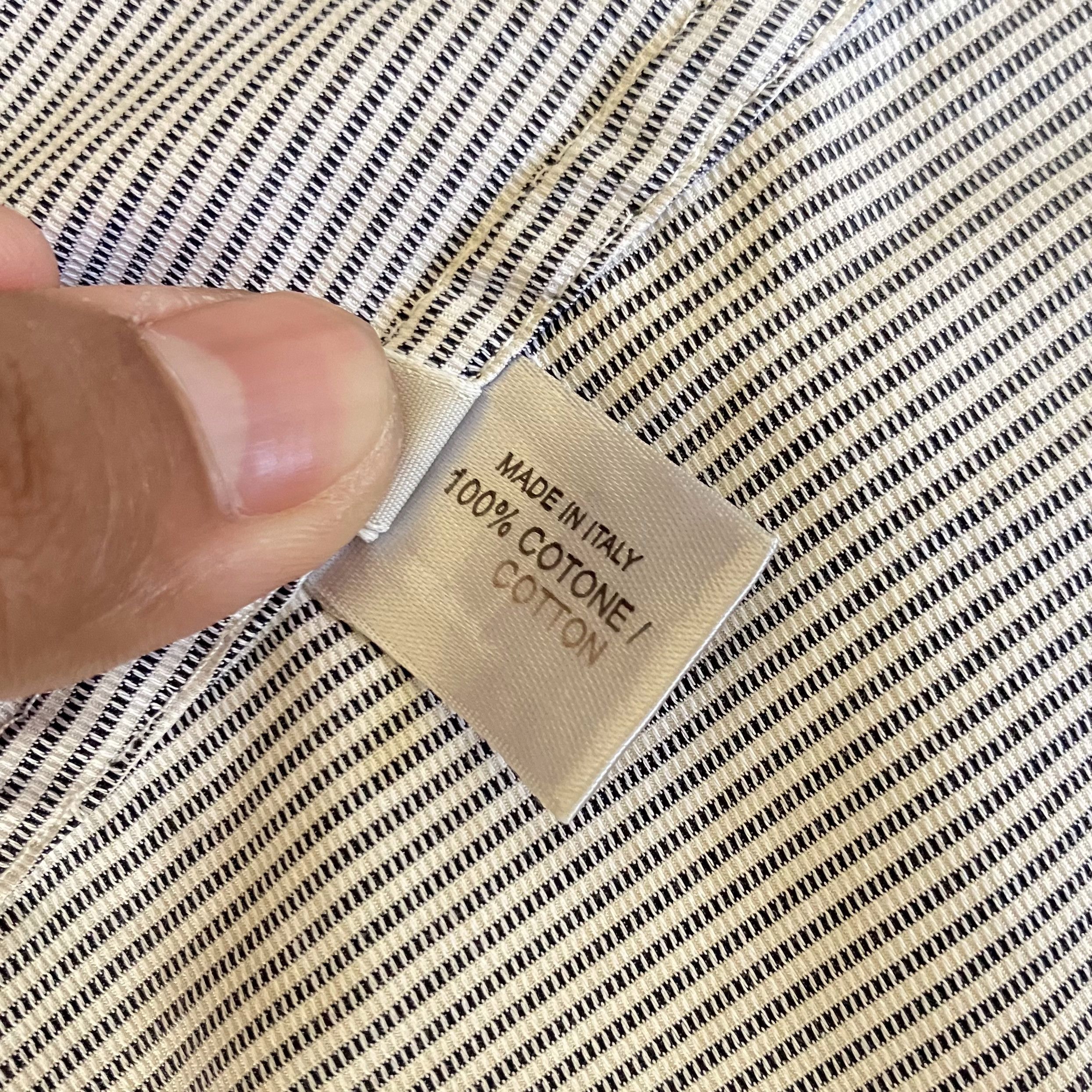 Bottega Veneta Bottega Veneta pinstriped button-down shirt Size US L / EU 52-54 / 3 - 11 Thumbnail
