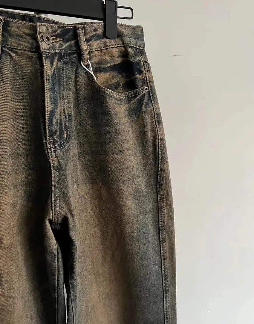 Designer × Japanese Brand Bronze blue Y2K skateboarding hiphop utility baggy jeans Size US 30 / EU 46 - 6 Thumbnail