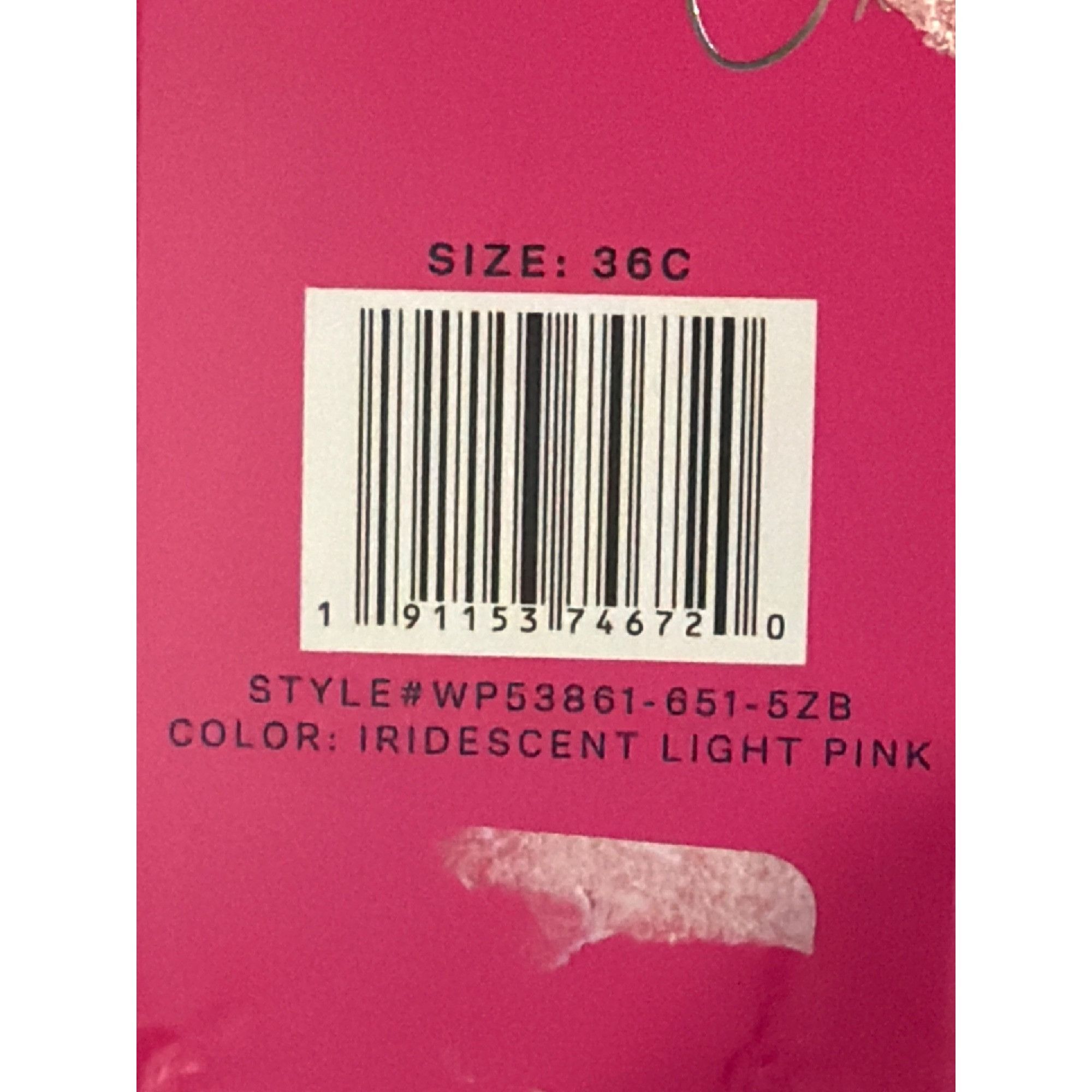 Other Paris Hilton 2 Pack Push Up Bras Iridescent Pink White Adj S Size ONE SIZE - 7 Thumbnail