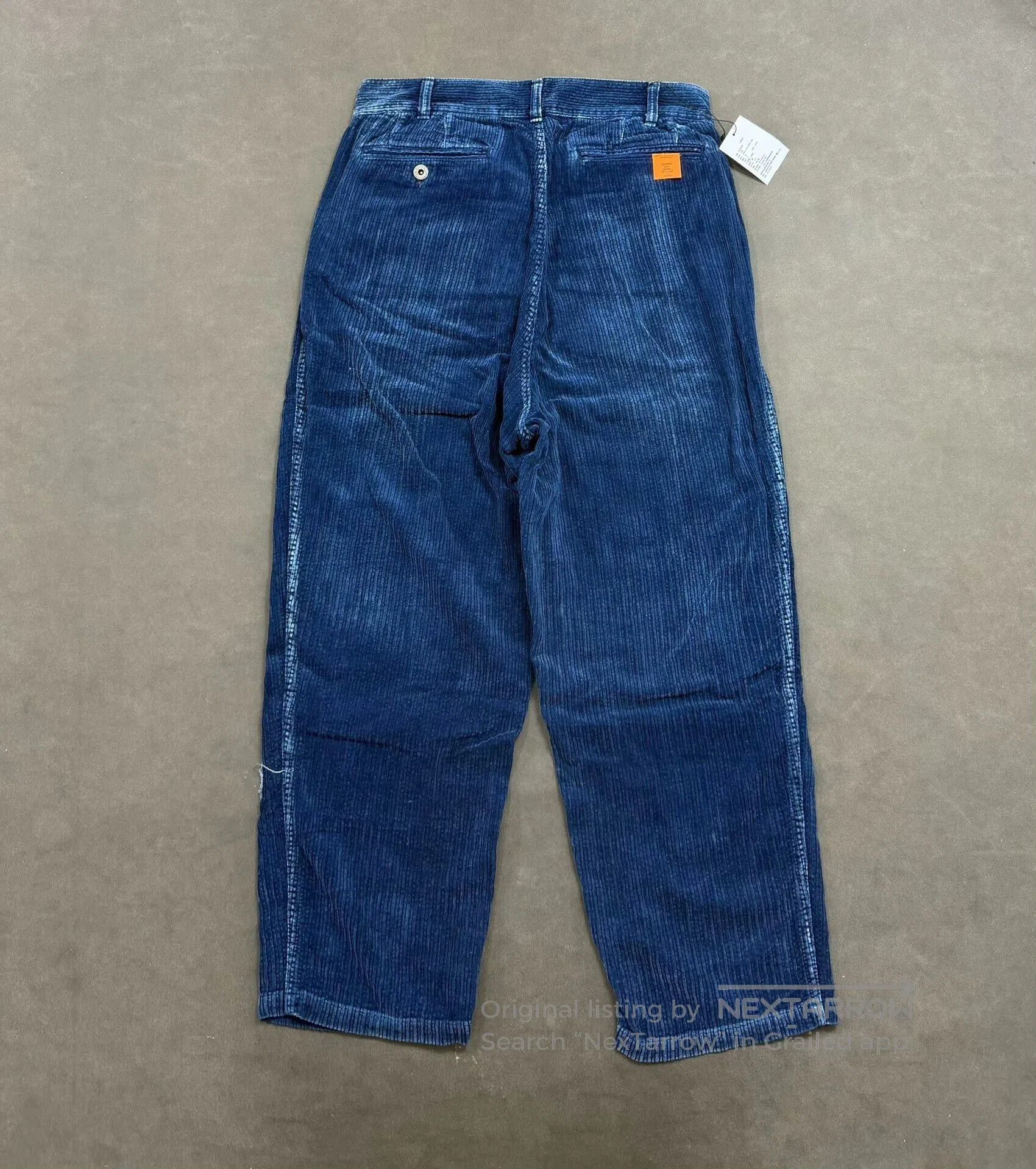 Madness madness kendogi corduroy pants blue dyed. Size US 40 / EU 56 - 2 Thumbnail